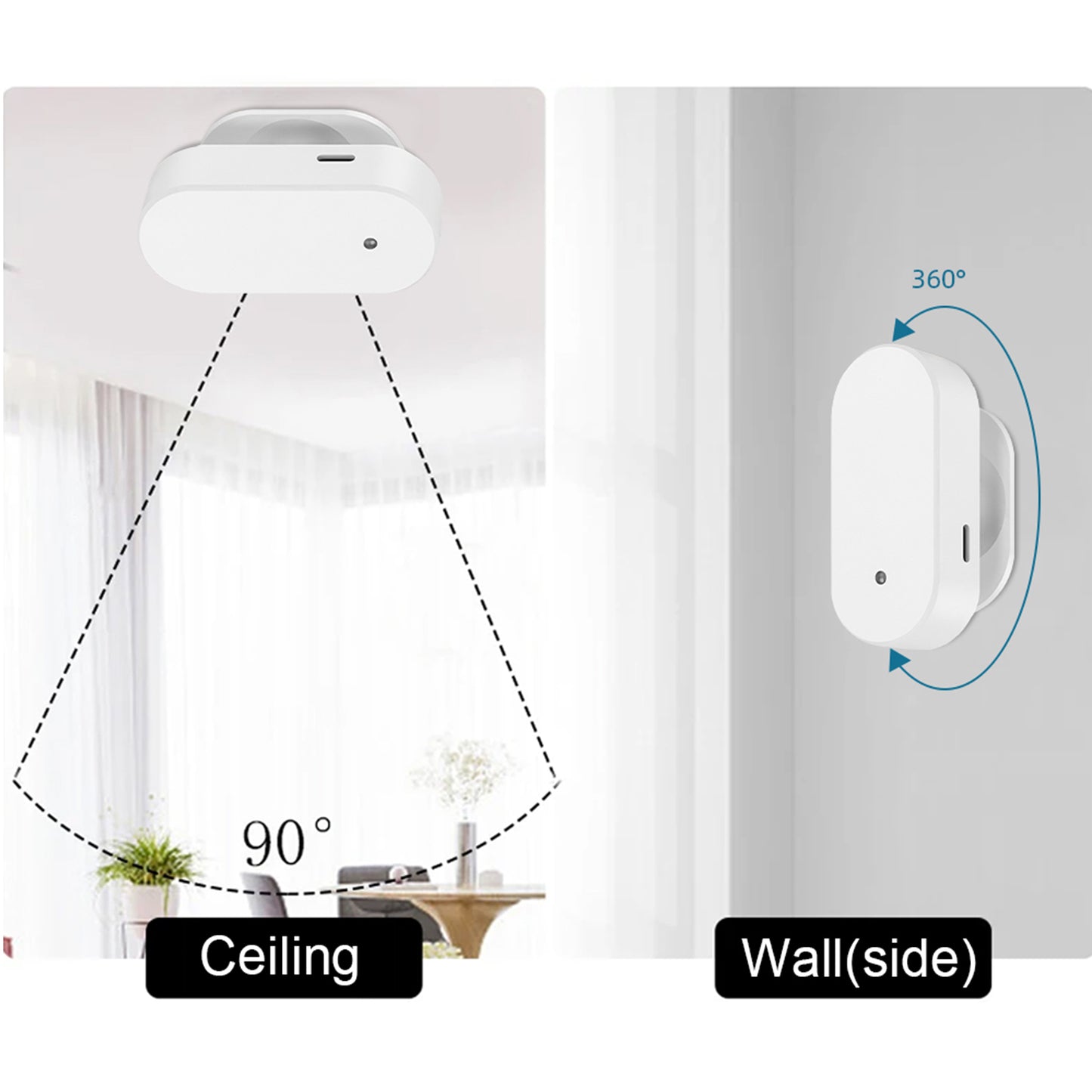 Senzor de miscare PNI SafeHouse HS403 wireless compatibil aplicatia Tuya