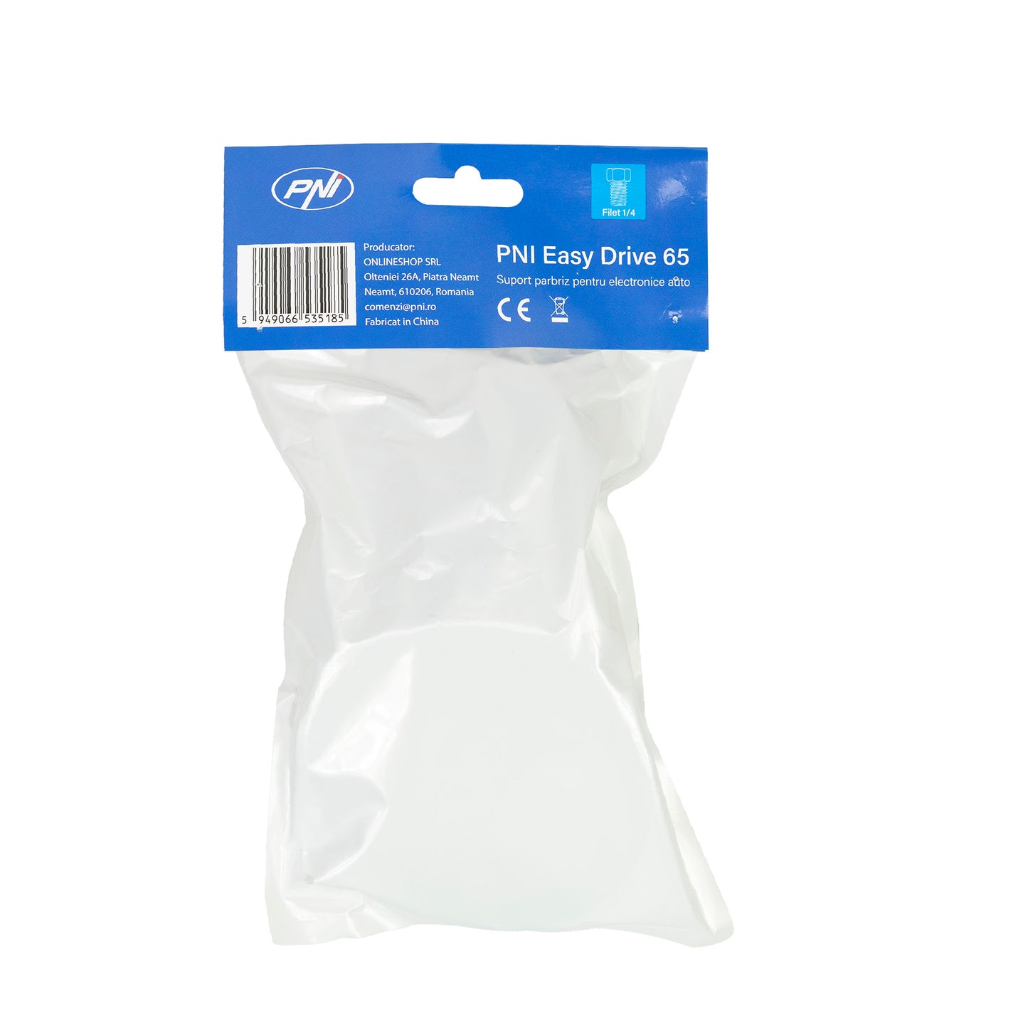 Suport parbriz pentru electronice auto PNI Easy Drive 65, surub cu filet 1/4