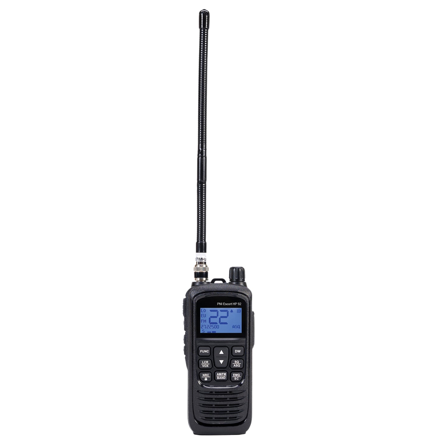 Statie radio CB portabila PNI Escort HP 92 multi standard, 4W, AM-FM, NRC, Dual Watch, Roger Beep, ASQ SQ reglabil, VOX, 12V-24V