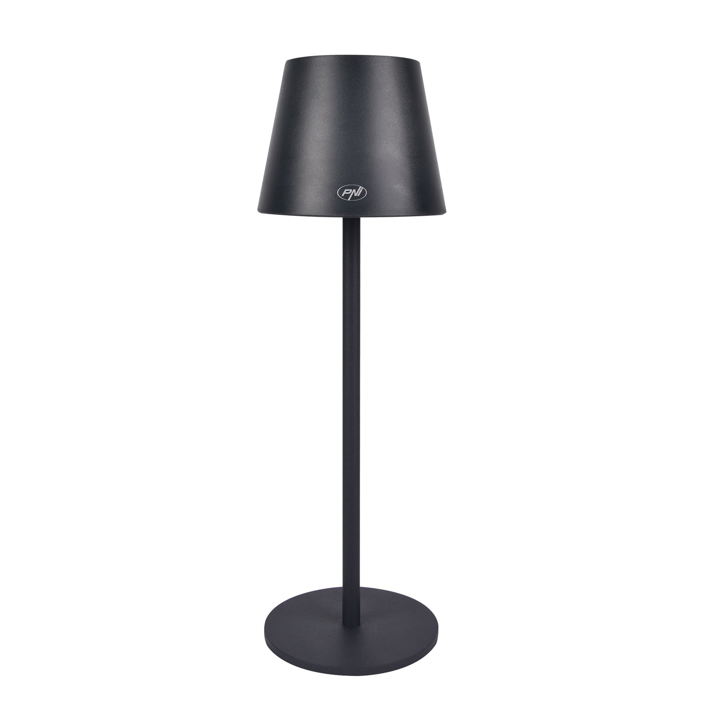 Lampa de masa PNI LT04B 2.5W, cu acumulator, incarcare USB, culoare Negru