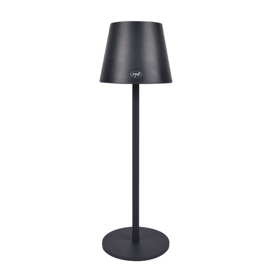 Lampa de masa PNI LT04B 2.5W, cu acumulator, incarcare USB, culoare Negru