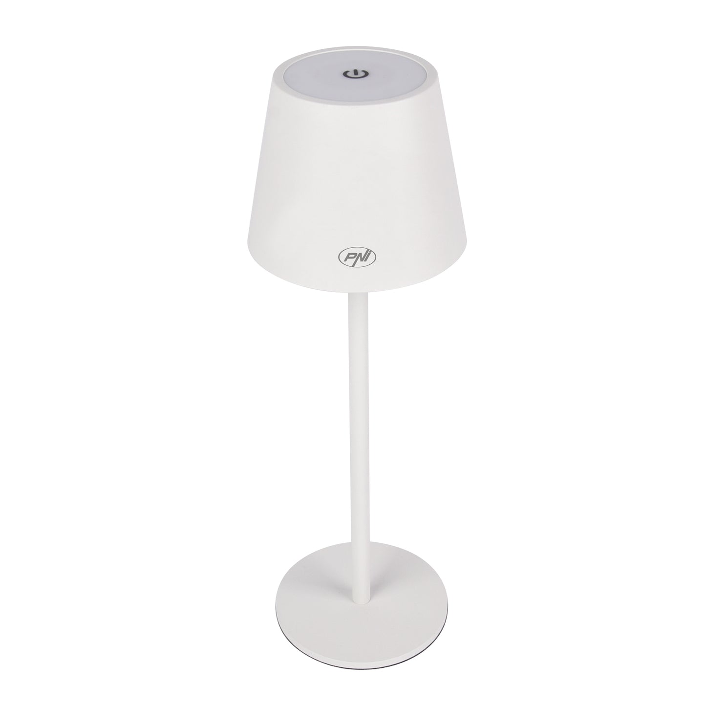 Lampa de masa PNI LT04W 2.5W, cu acumulator, incarcare USB, culoare Alb