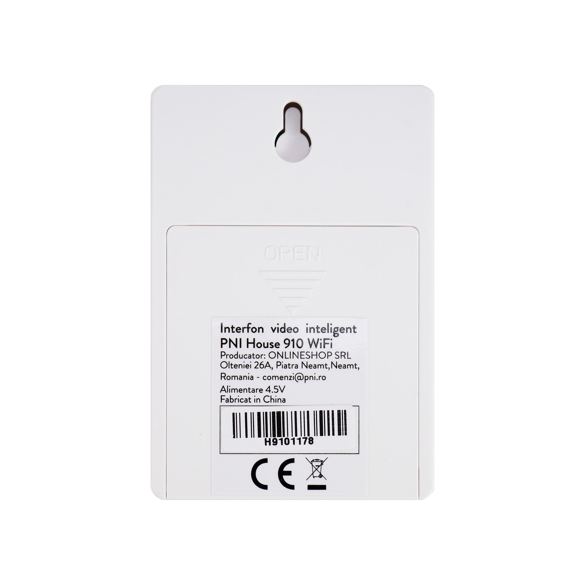 Pachet Interfon video inteligent PNI House 910 WiFi HD, P2P, iesire yala + cadou Sticky Pad Blue