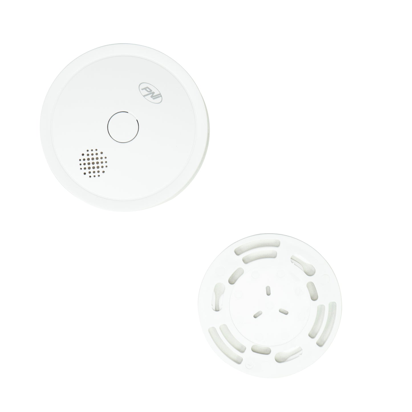 Senzor de fum PNI SafeHouse HS261 cu Wi-Fi, control din aplicatia Tuya Smart, alimentare baterie 3V, 85dB, alarma sonora si vizuala, alarma silentioasa