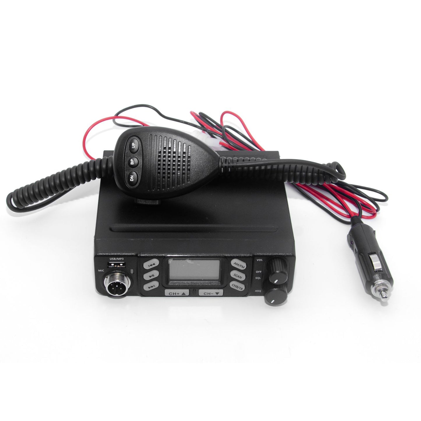 Statie radio CB PNI Escort HP 6800 ASQ, 12/24 V, MP3 player, mufa USB, 4W, AM-FM, mufa de bricheta inclusa