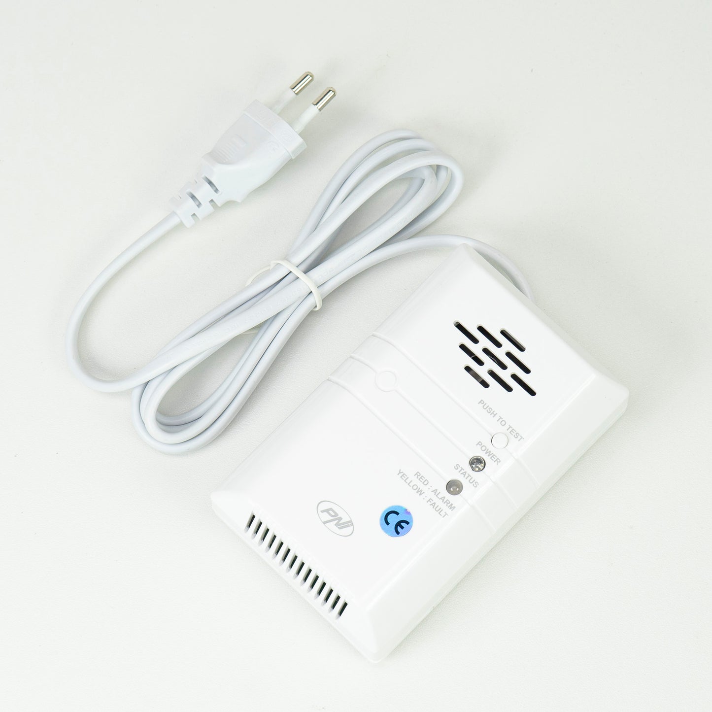 Kit PNI Safe House 400 senzor de gaz si electrovalva 3/4 inch, alarma sonora si luminoasa, 85dB, detecteaza gaze naturale, gaz metan (CH4)