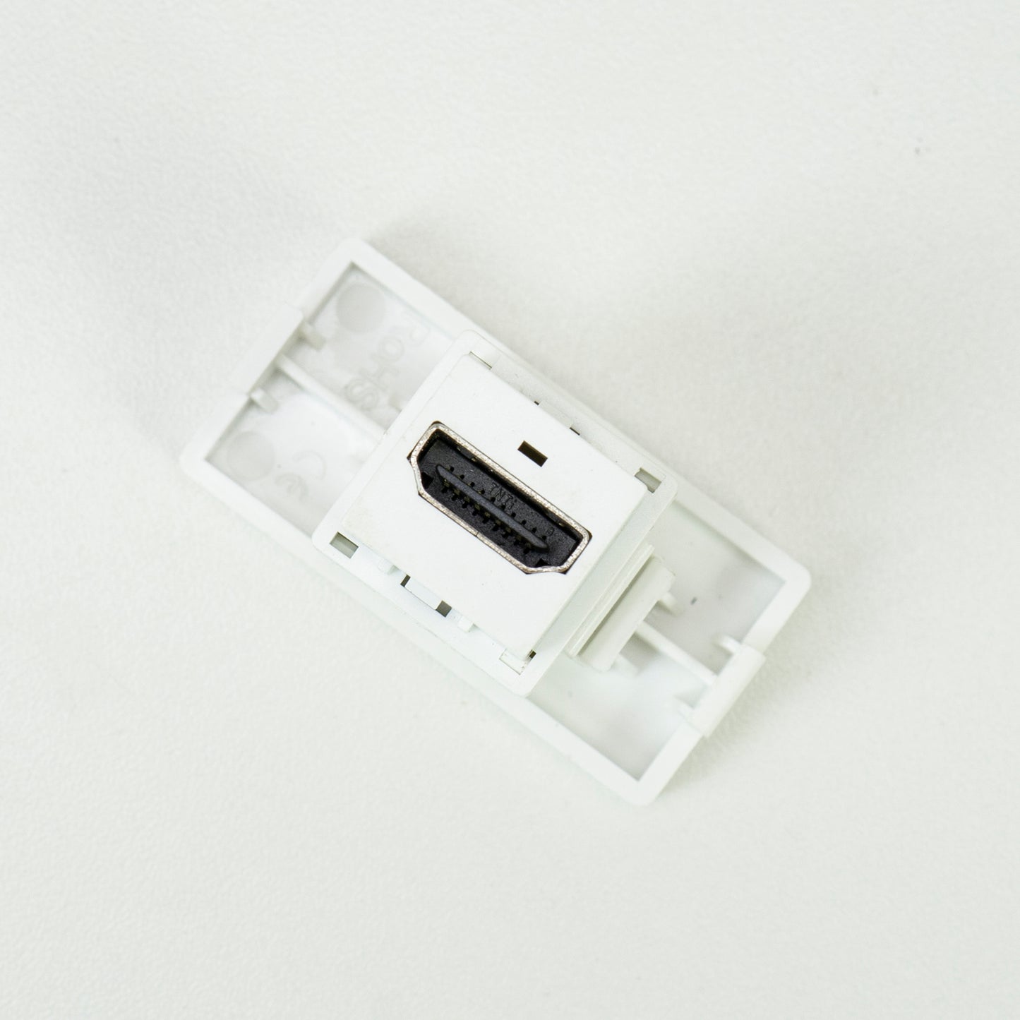Priza HDMI PNI HD01 modulara, montaj incastrat, alb