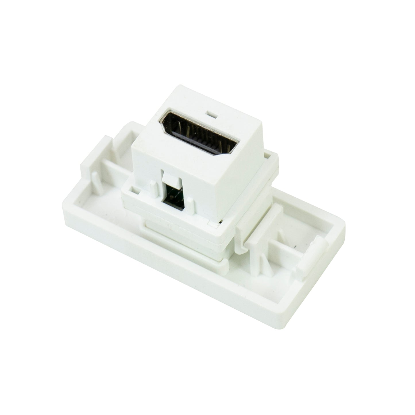 Priza HDMI PNI HD01 modulara, montaj incastrat, alb