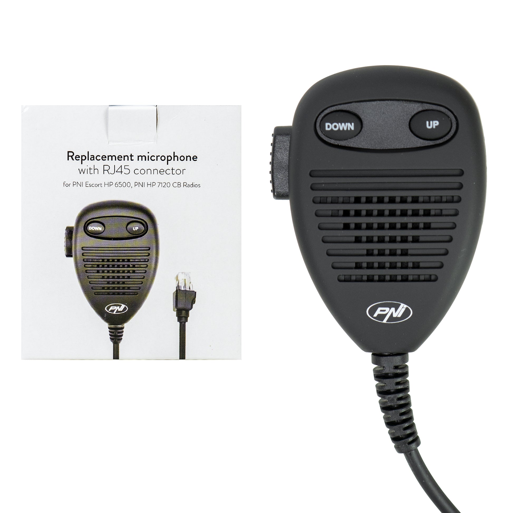 Microfon de schimb pentru statiile radio CB PNI Escort HP 6500, PNI Escort HP 7120