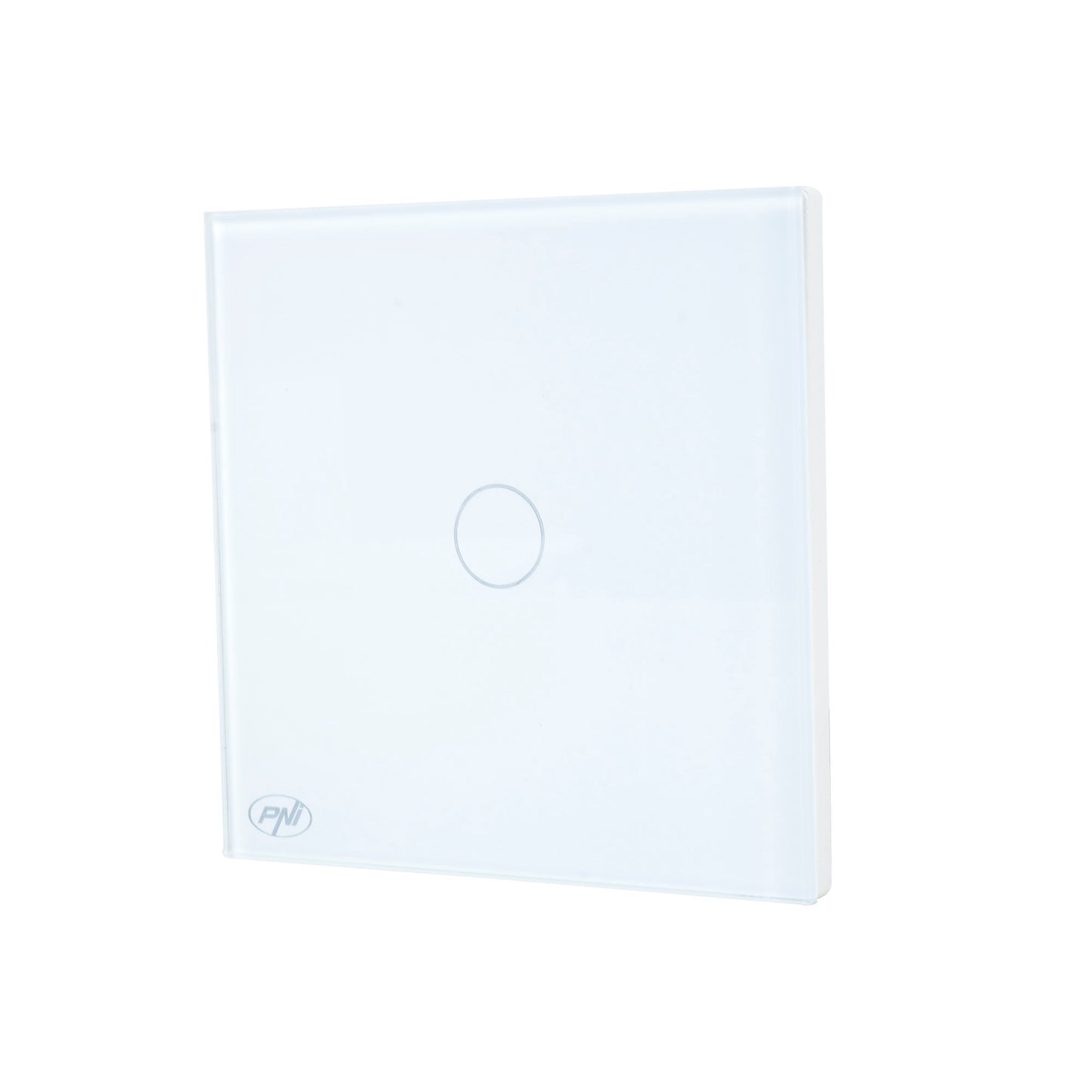 Intrerupator inteligent cu touch PNI SafeHome PT101L WiFi, 600W, control prin aplicatia Tuya Smart, compatibil cu Alexa si Google Assistant - Live Wire, fara nul