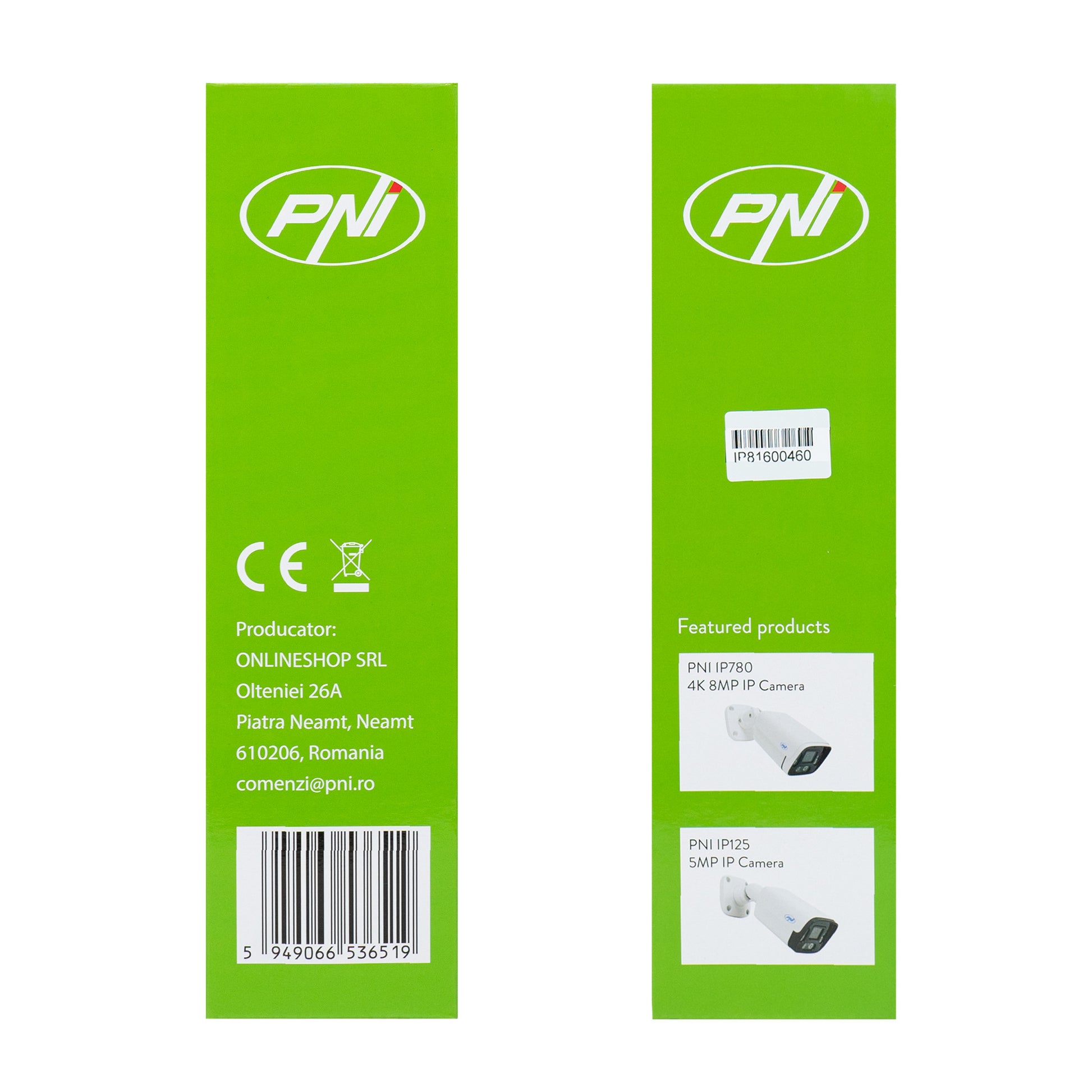 NVR PNI House IP816 cu 16 canale IP 5MP sau 10 canale 8MP 4K