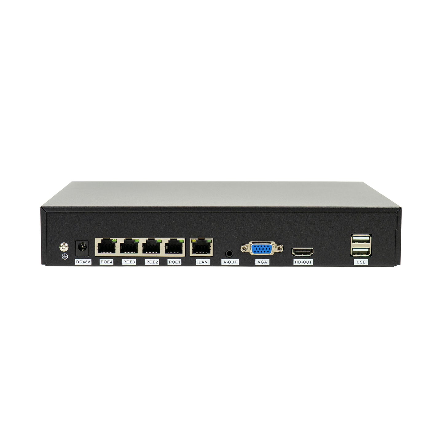 NVR POE PNI House IP810 cu 10 canale 4K 8MP, 4 canale POE si 6 canale IP functii AI