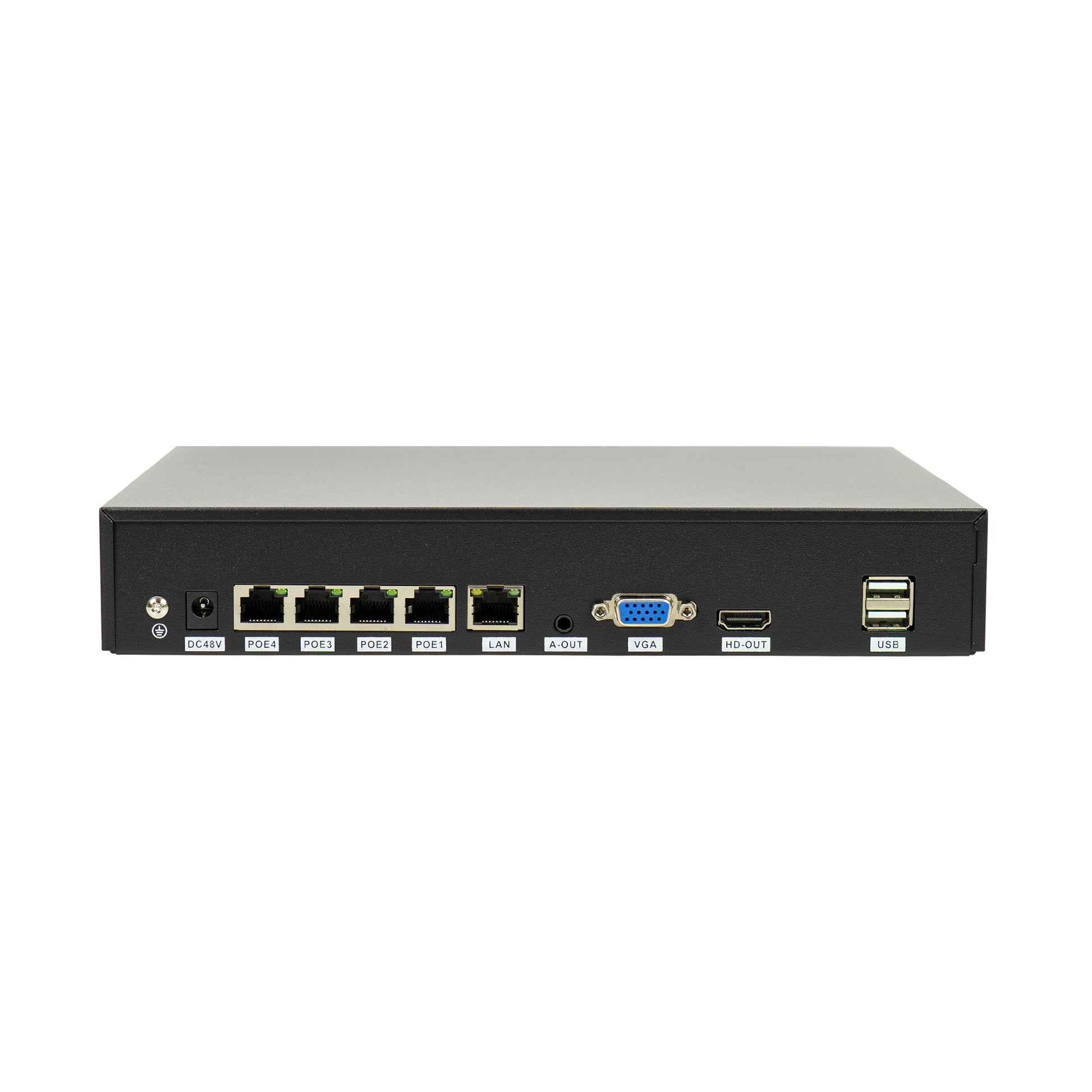 NVR POE PNI House IP810 cu 10 canale 4K 8MP, 4 canale POE si 6 canale IP functii AI