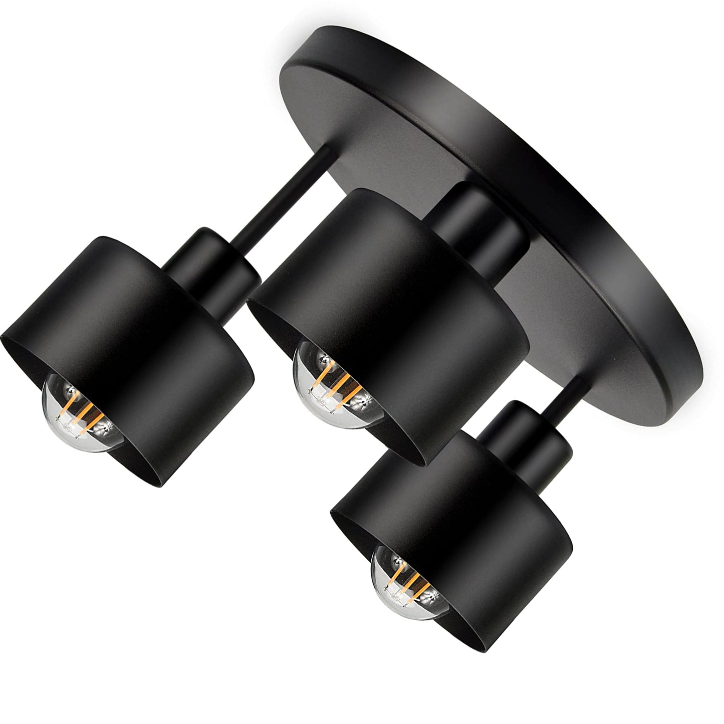 Lustra suspendata ADVITI RAMOS AD-LD-6258BE27M, 3 x E27, maxim 60W, negru