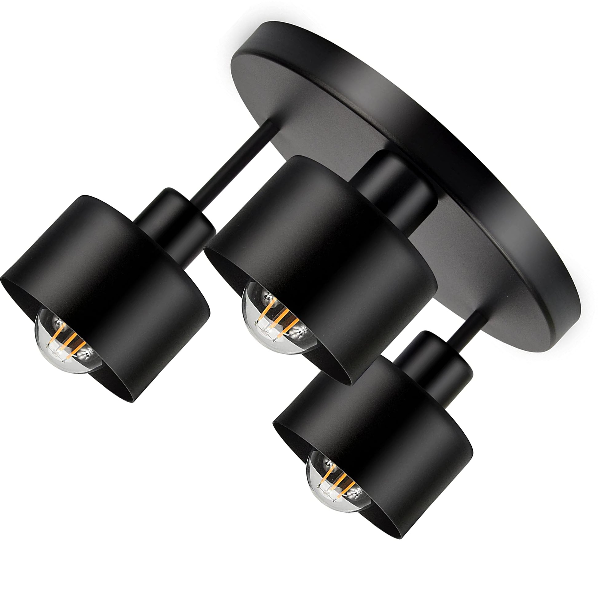 Lustra suspendata ADVITI RAMOS AD-LD-6258BE27M, 3 x E27, maxim 60W, negru