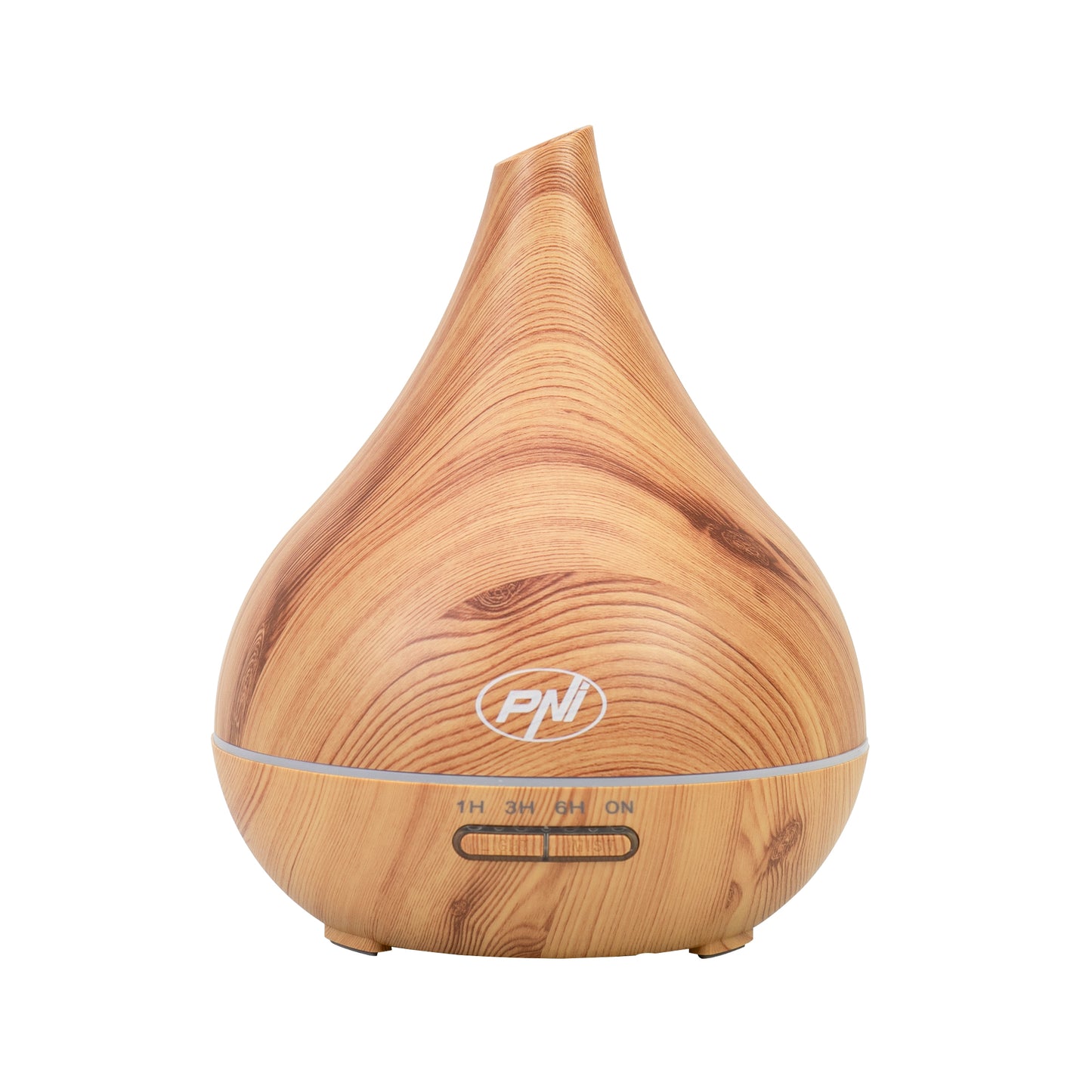 Difuzor aromaterapie PNI HU400 pentru uleiuri esentiale, cu ultrasunete, 400 ml, timer, 7 culori LED, inchidere automata, lighting wooden