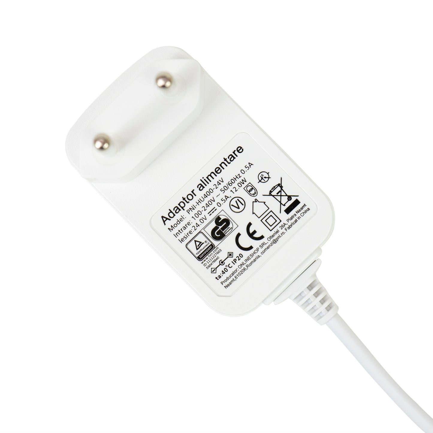 Difuzor aromaterapie PNI HU400 pentru uleiuri esentiale, cu ultrasunete, 400 ml, timer, 7 culori LED, inchidere automata, lighting wooden