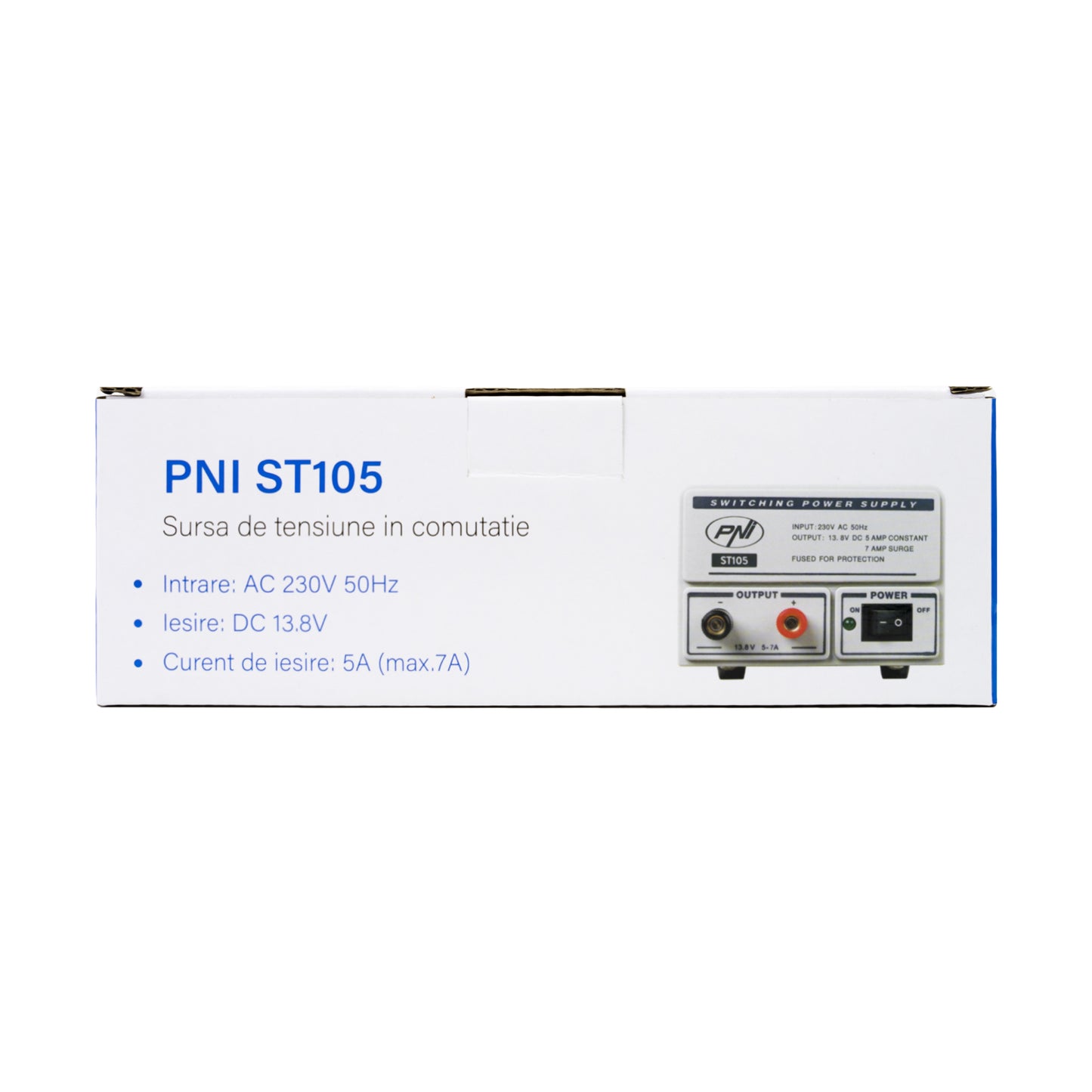 Sursa de tensiune in comutatie PNI ST105 intrare 230V AC, iesire 12V DC, 5A