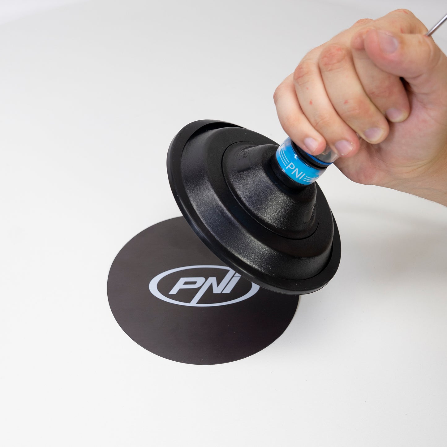 PAD magnetic PNI, pentru baze magnetice, 150 mm, negru