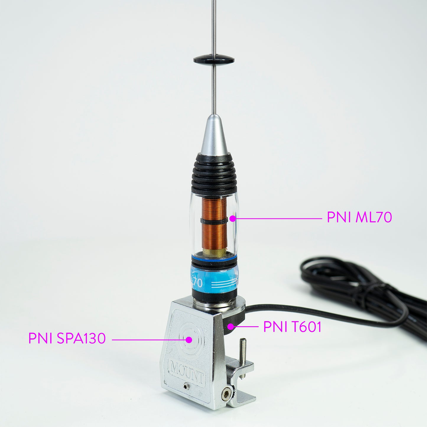 Bax 50 bucati antene CB PNI ML70, lungime 70cm, 26-30MHz, 200W, fara accesorii