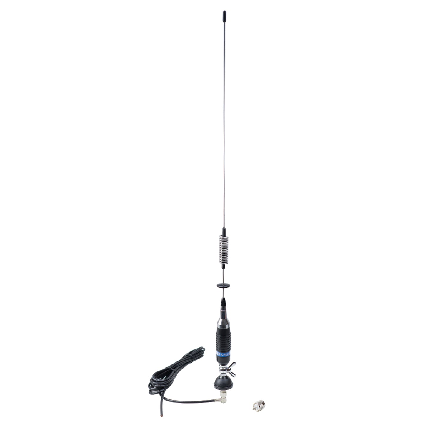 Bax 20 bucati antene CB PNI S75 cu fluture, montura, cablu si mufa PL