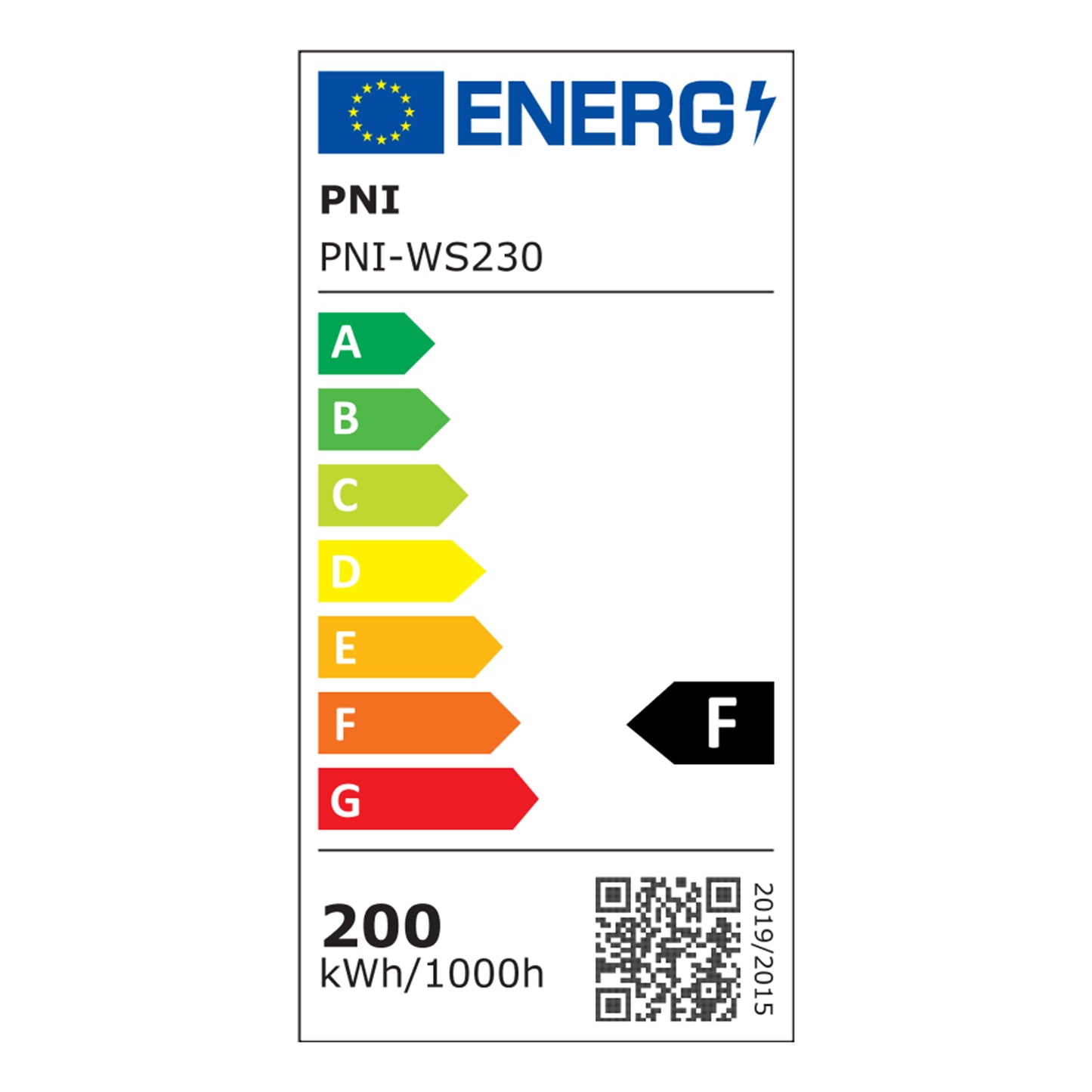 Reflector LED PNI GreenHouse WS230 200 W, alimentare 230 V, 17540 lm, 6500 K, IP65
