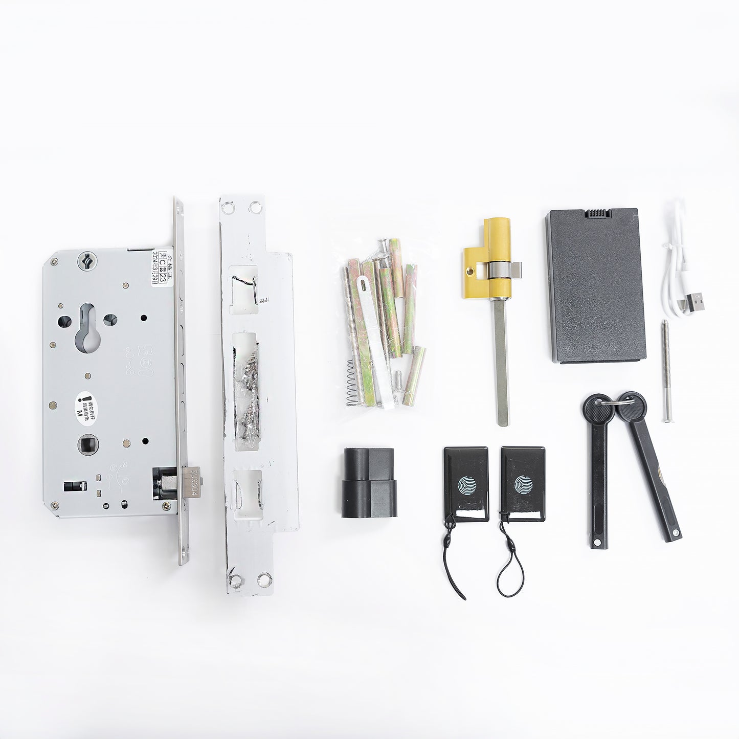 Yala inteligenta PNI SafeHome PTY8825, cod, card, recunoastere faciala, amprenta, aplicatie Tuya Smart, 30 utilizatori, camera incorporata