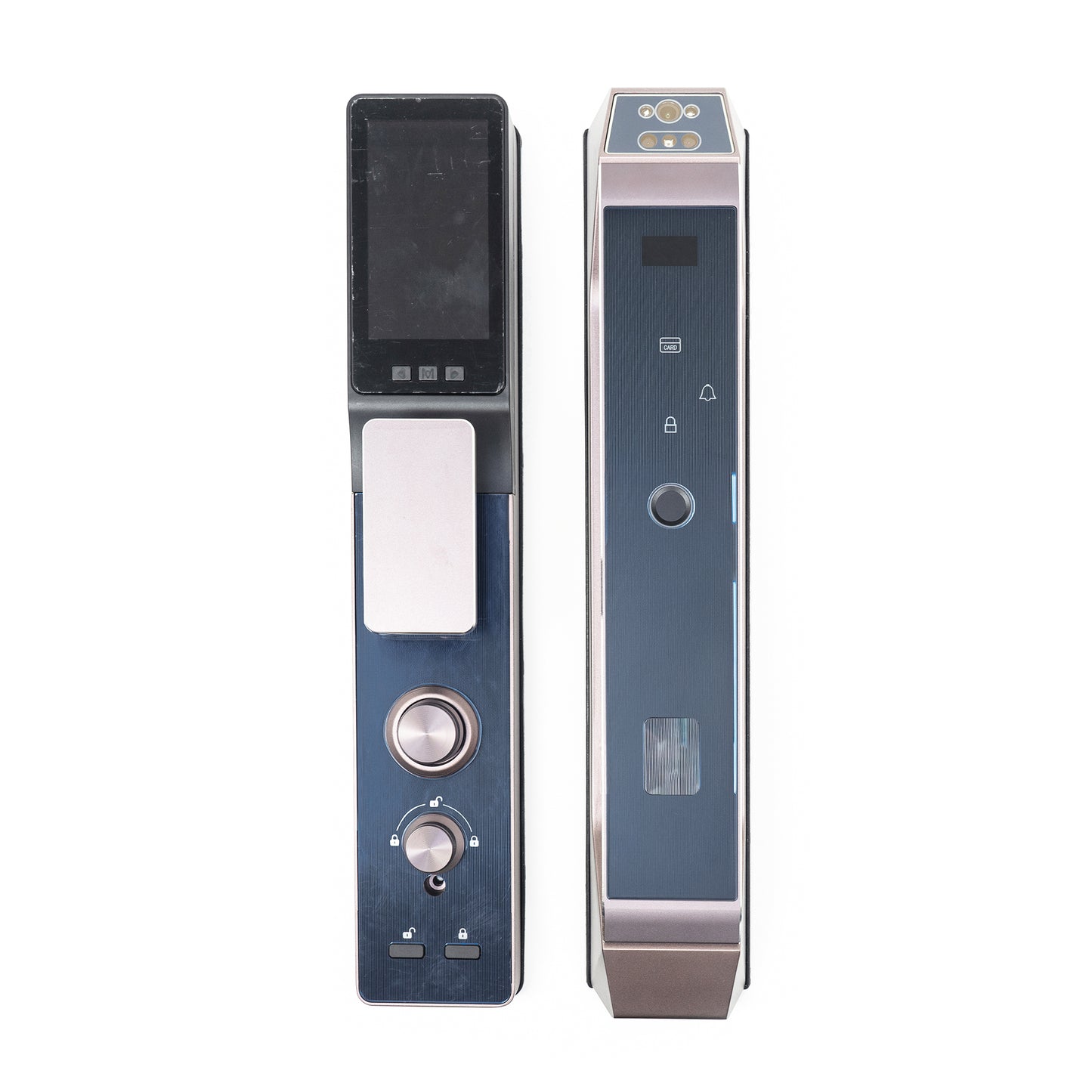 Yala inteligenta PNI SafeHome PTY8825, cod, card, recunoastere faciala, amprenta, aplicatie Tuya Smart, 30 utilizatori, camera incorporata
