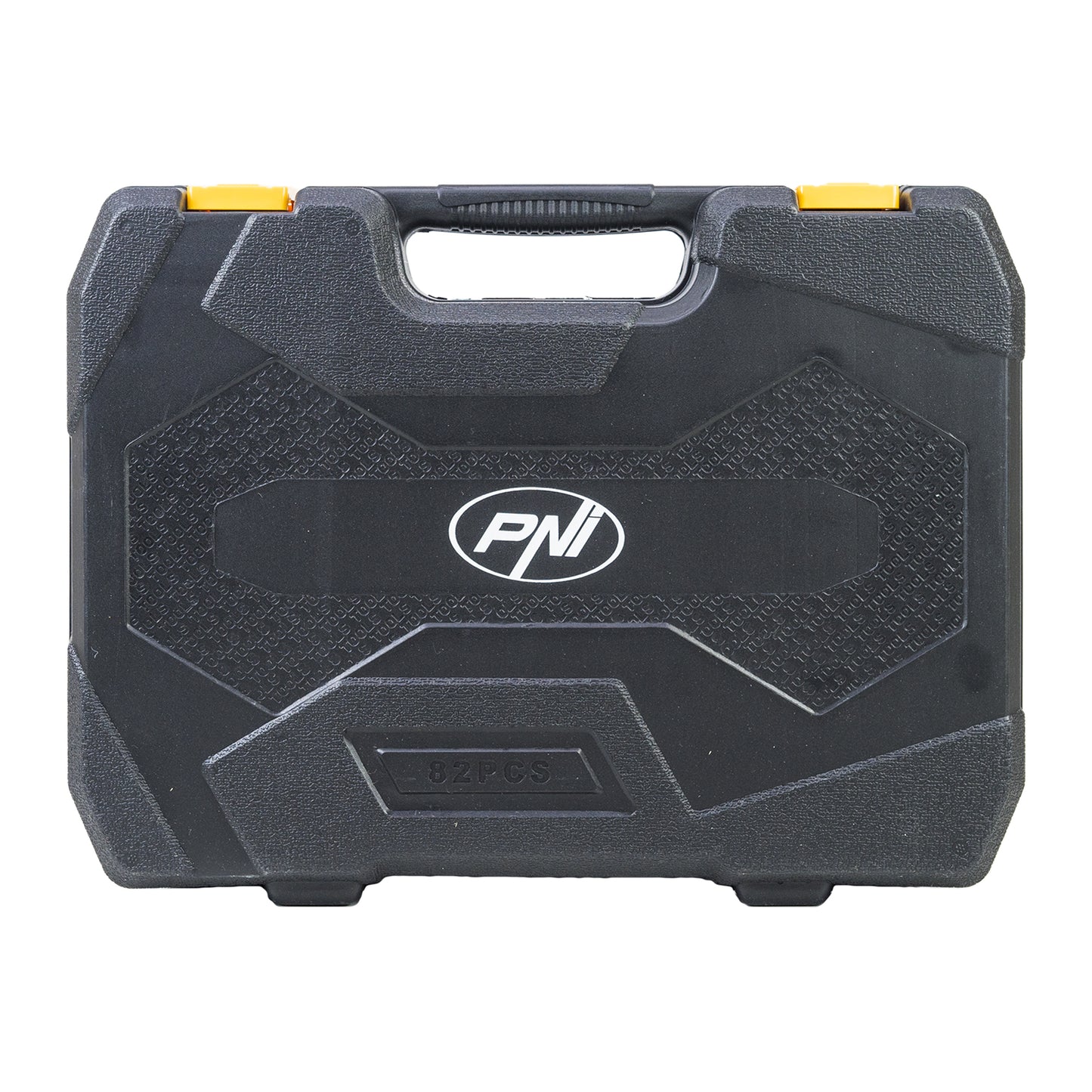 Trusa multifunctionala cu chei tubulare si fixe PNI TCF82 82 de piese, cutie din plastic