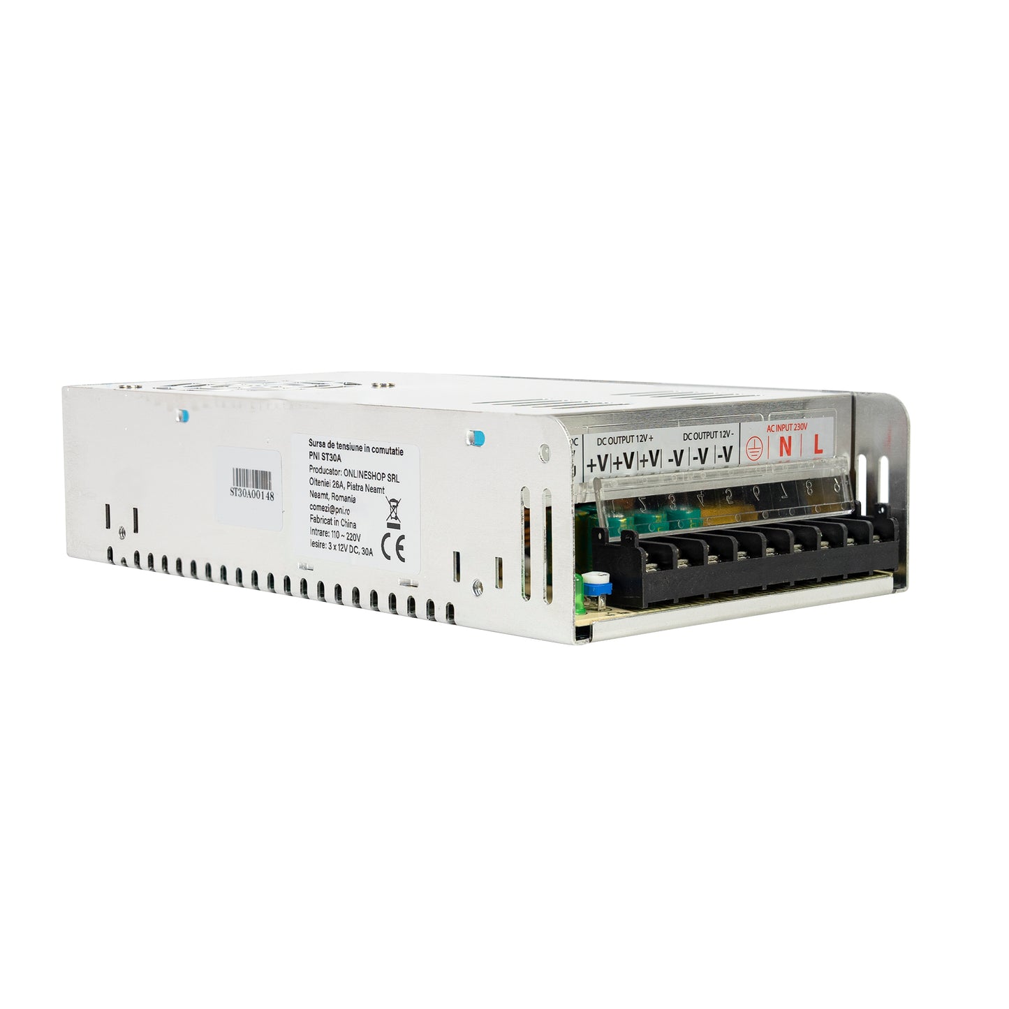 Sursa de tensiune in comutatie PNI ST30A 12V 30A 360W