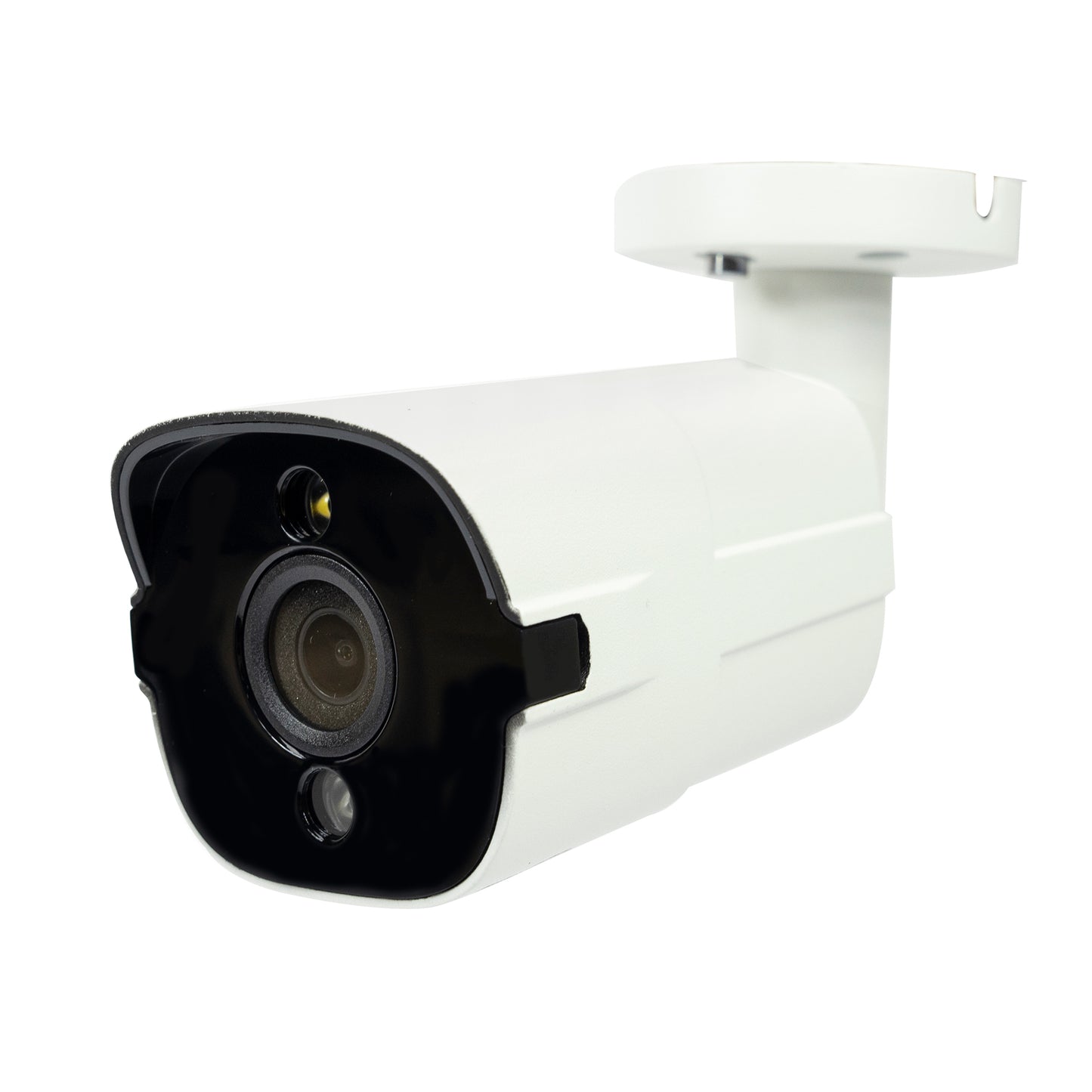 Camera supraveghere video PNI IP818JS, POE, bullet 8MP, 2.8mm, pentru exterior, alb