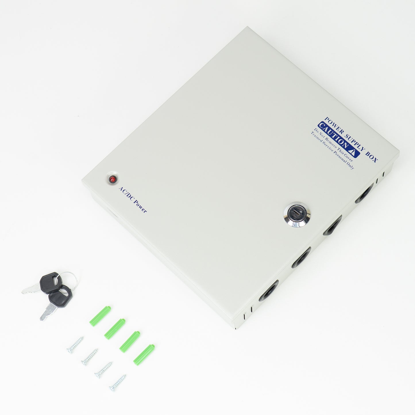 Sursa alimentare CCTV PNI STC15.2A in cutie metalica, 12V 15A 180W, 9 iesiri