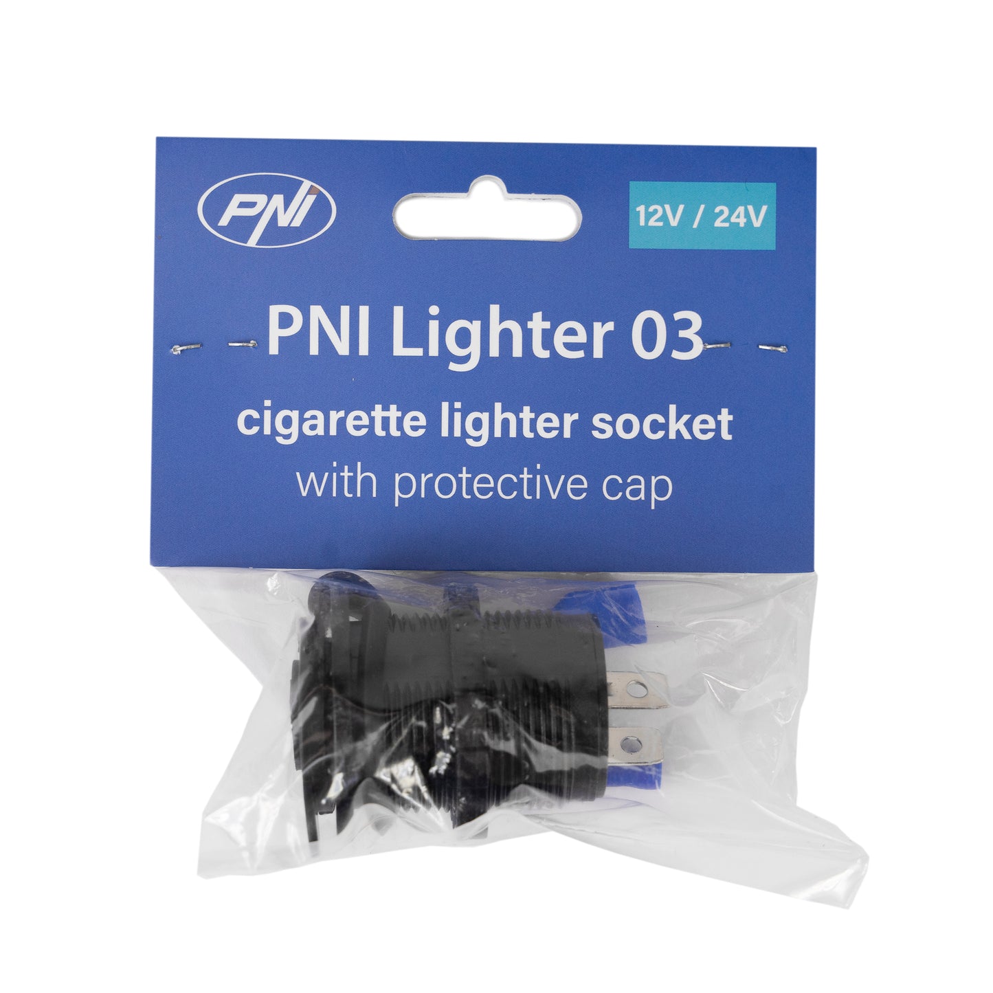 Priza bricheta auto PNI Lighter 03 cu capac, 12V 15A, 24V 10A