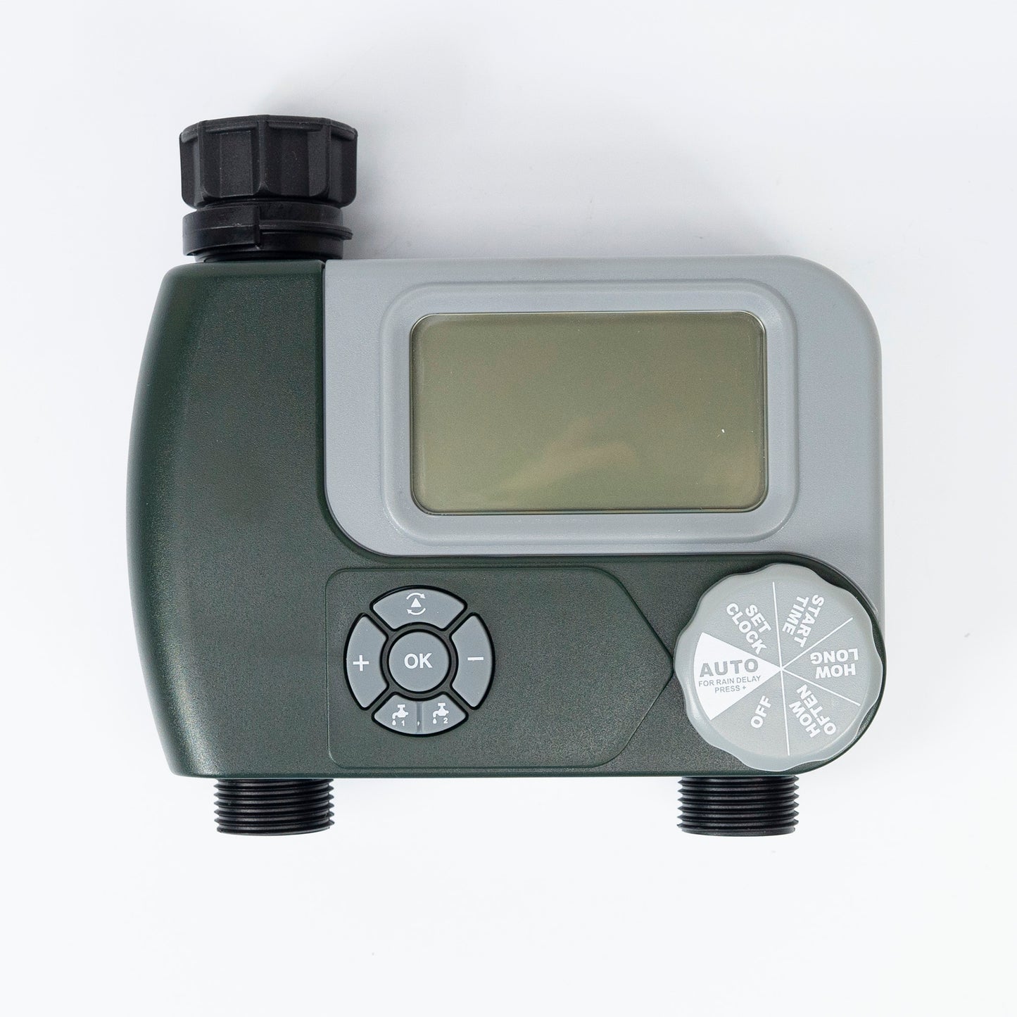 Programator pentru irigare PNI WT10, display LCD, racord 3/4, 2 iesiri, verde