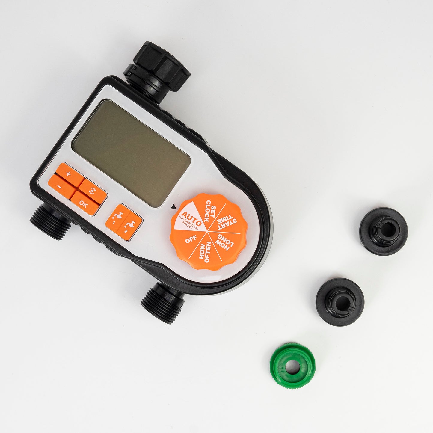 Programator pentru irigare PNI WT12, display LCD, racord 3/4, 2 iesiri, irigare automata si manuala, setare ora, durata si zile irigare