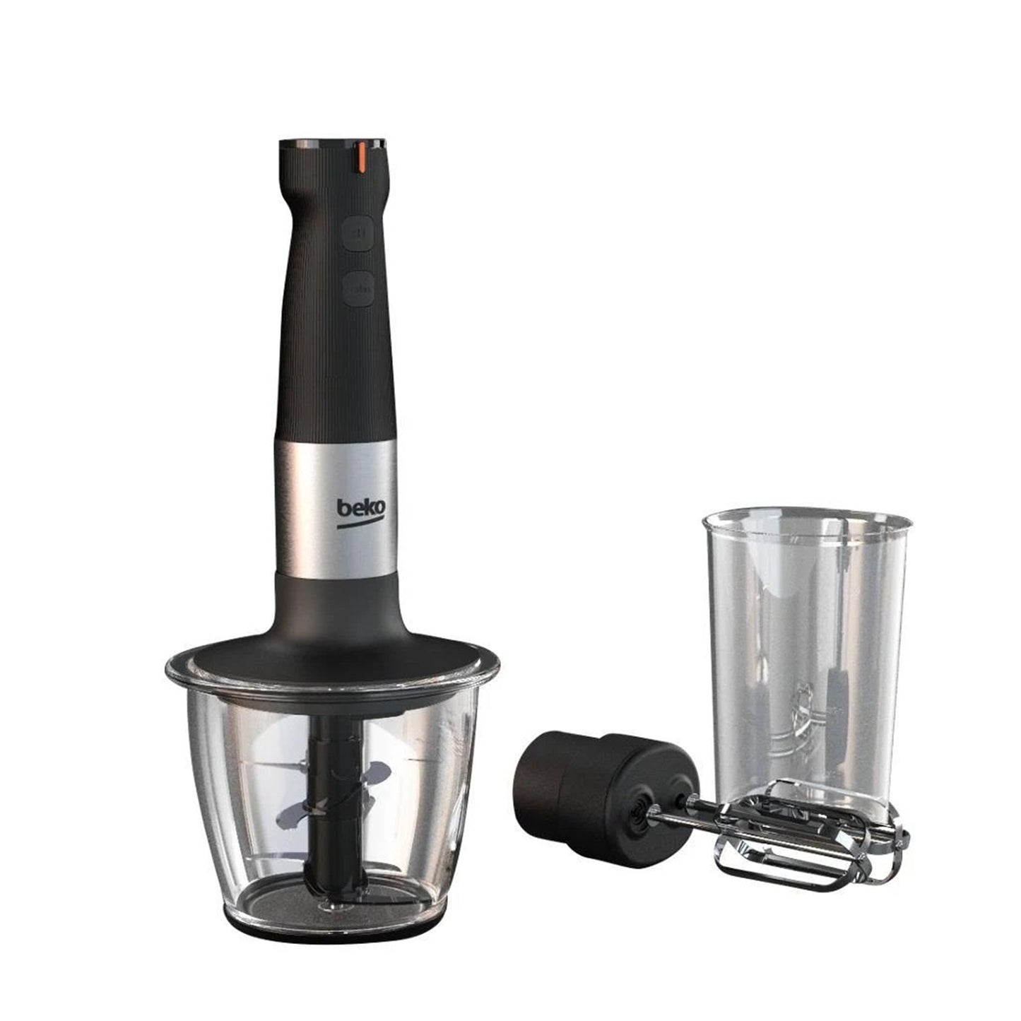 Set blender de mana Beko HBA81762BX, 750W, functie Turbo, 1l cu accesoriu Sticky Pad Blue