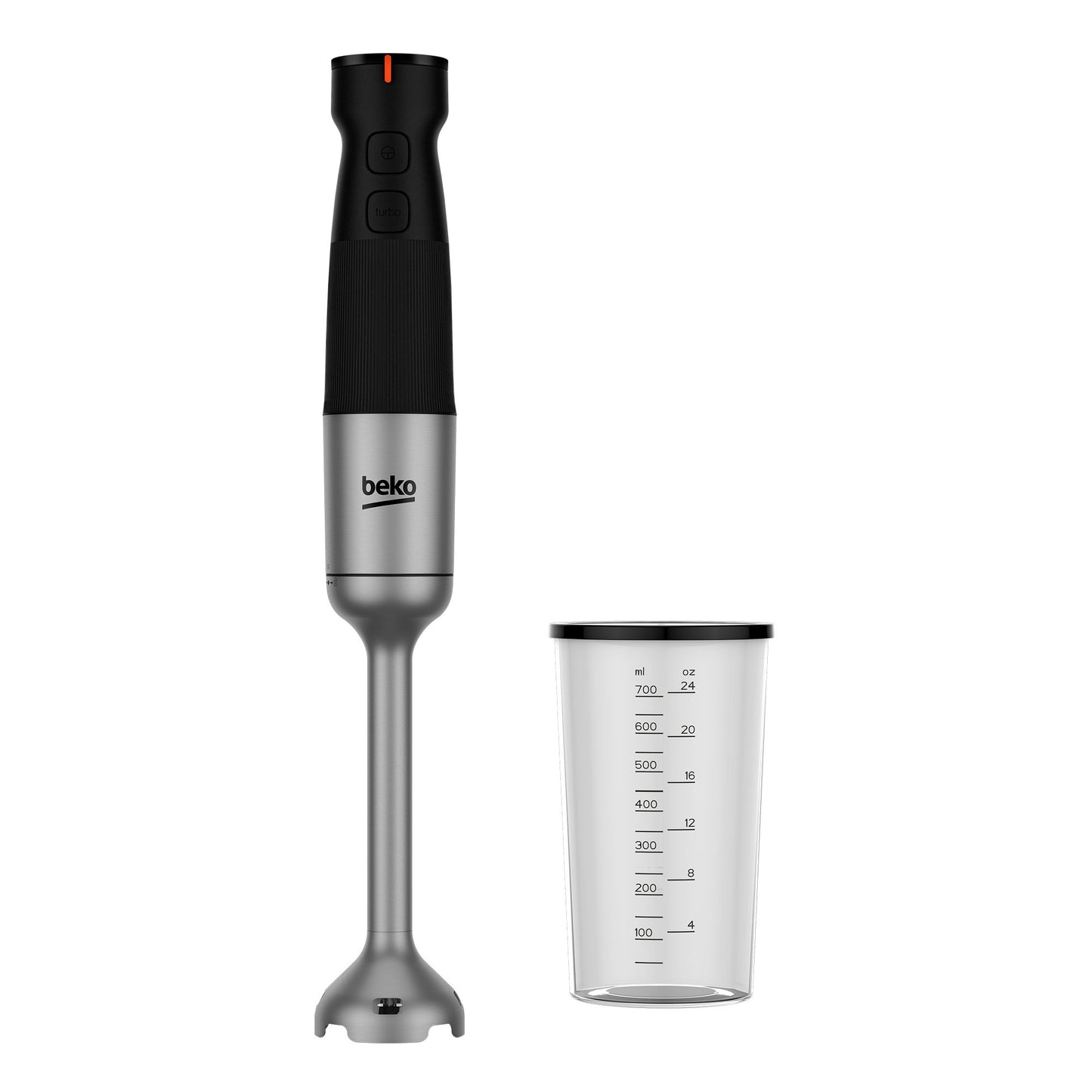 Set blender de mana Beko HBA81762BX, 750W, functie Turbo, 1l cu accesoriu Sticky Pad Blue