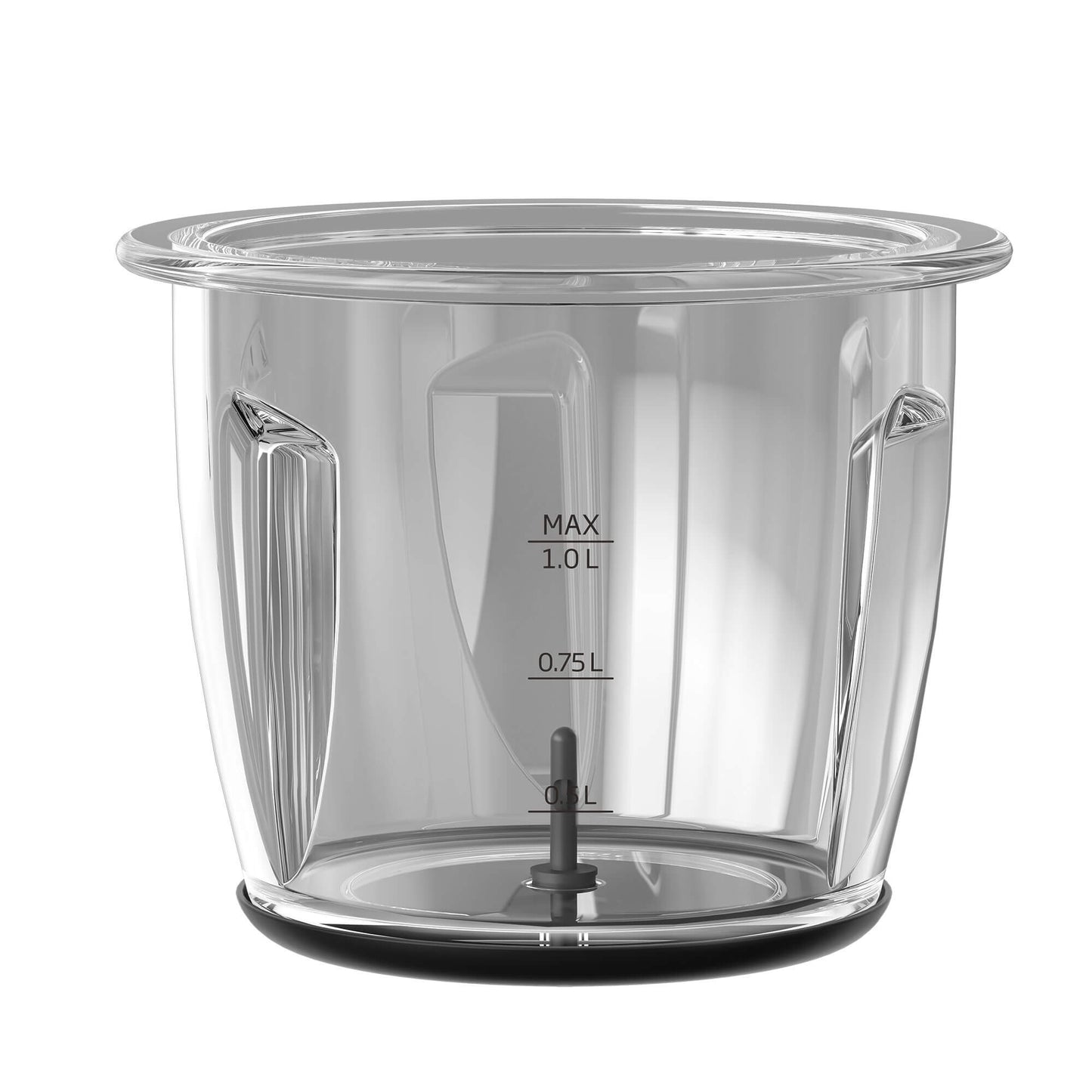 Mini tocator Beko CHG81442BX, 1l, 400W, 2 trepte, 2 cutite otel inoxidabil cu accesoriu Sticky Pad Blue
