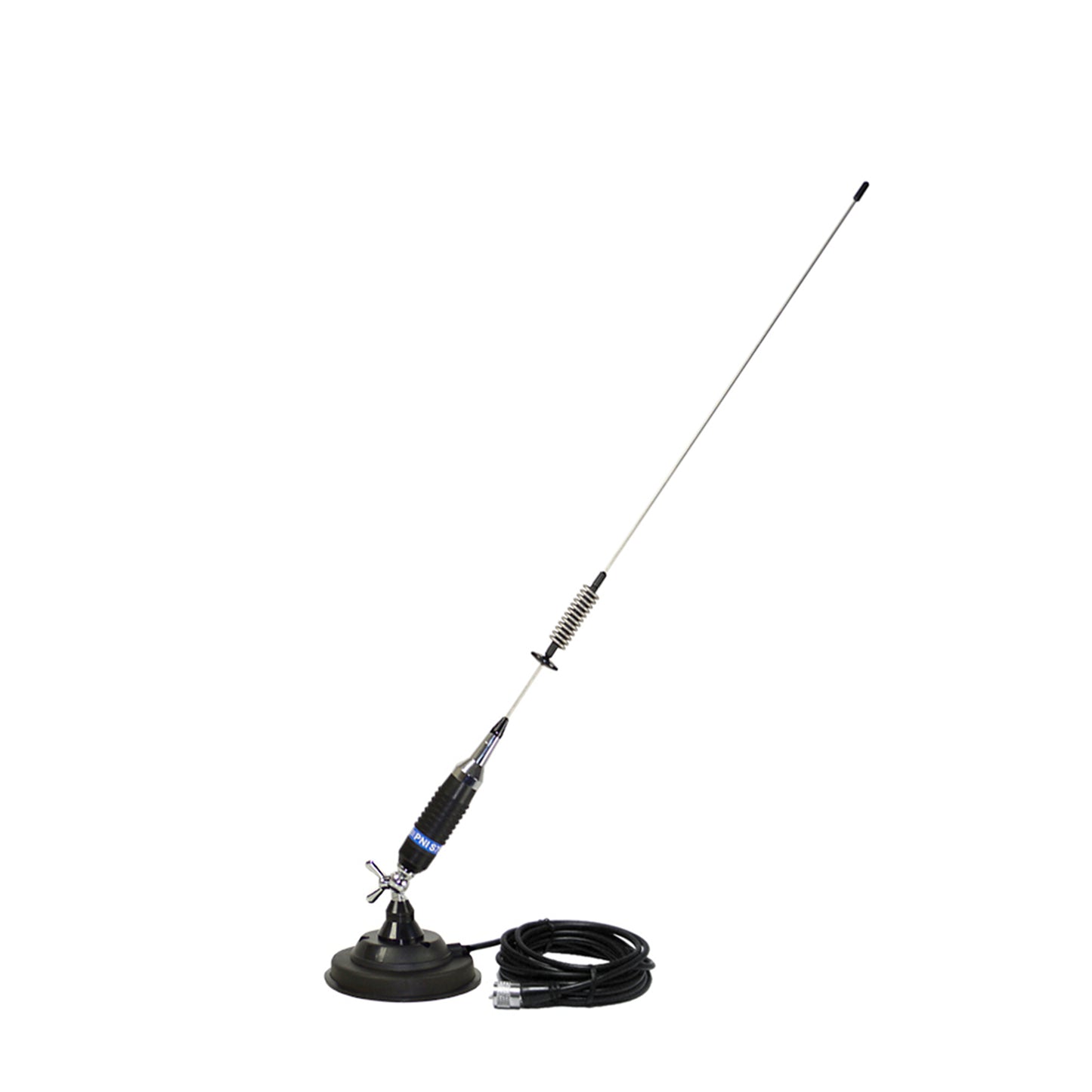 Antena CB PNI S75, 75 cm, cu fluture, magnet 125mm si reflectometru PNI SWR-300 pentru masurare SWR