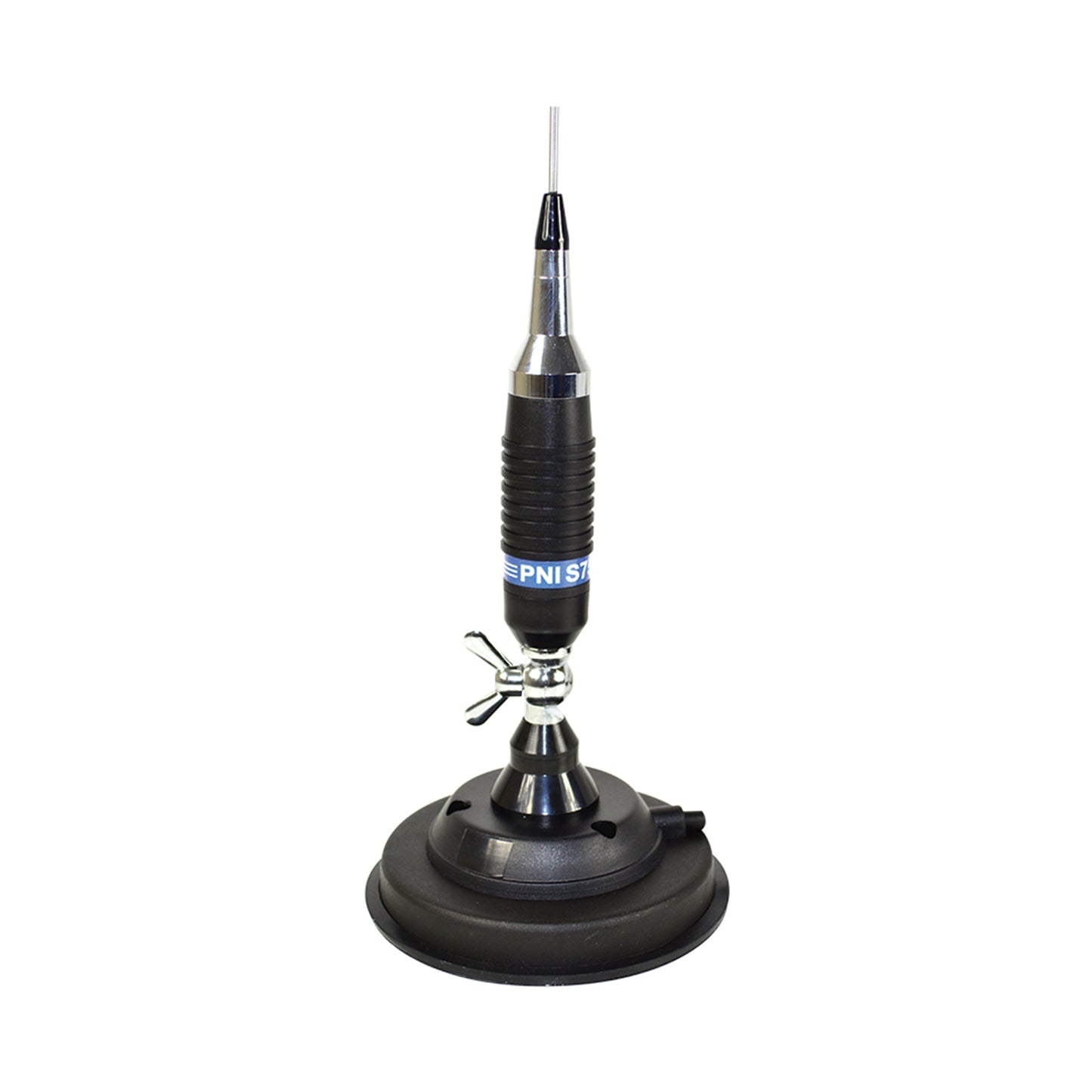 Antena CB PNI S75, 75 cm, cu fluture, magnet 125mm si reflectometru PNI SWR-300 pentru masurare SWR