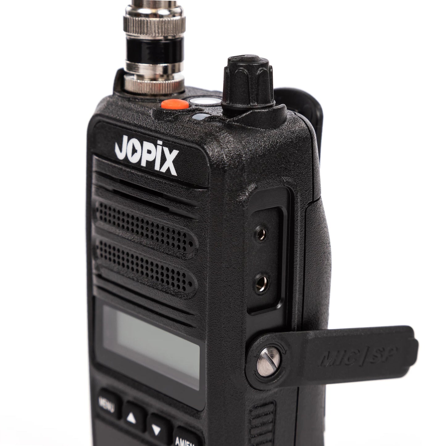 Statie radio portabila CB JOPIX CB-80 AM/FM, ASQ, 40CH, 4W, 2600 mAh Li-Ion, negru