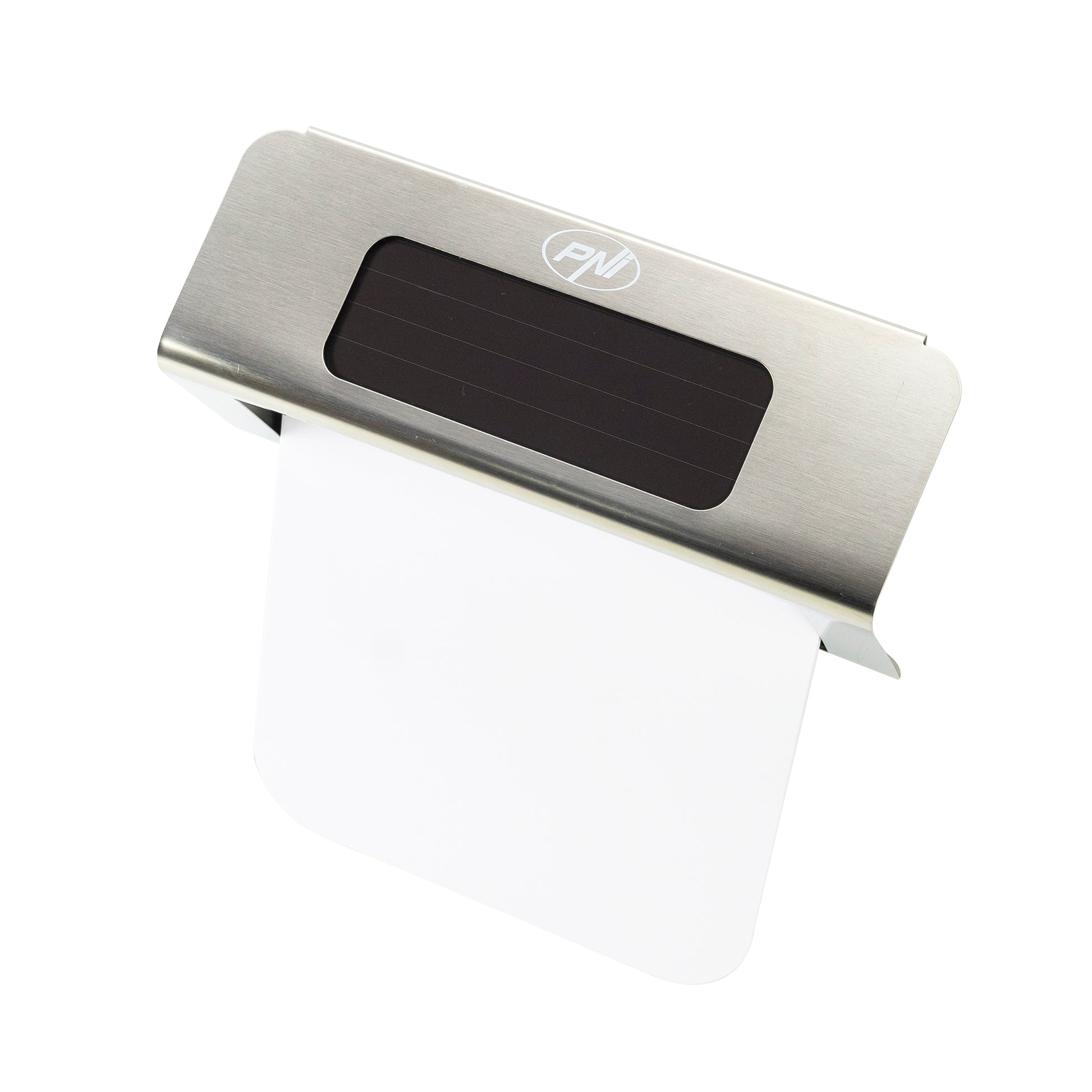 Lampa solara LED PNI GreenHouse WS20 pentru iluminare numar proprietate, acumulator 600mA, montaj pe perete, IPX3
