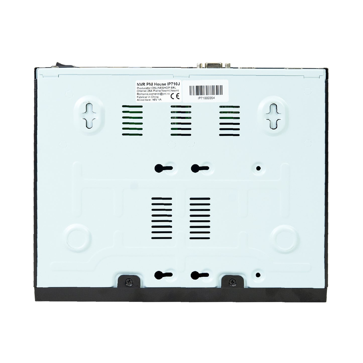 NVR POE PNI House IP710J, 10 canale 4K 8MP, 4 canale POE si 6 canale IP, negru