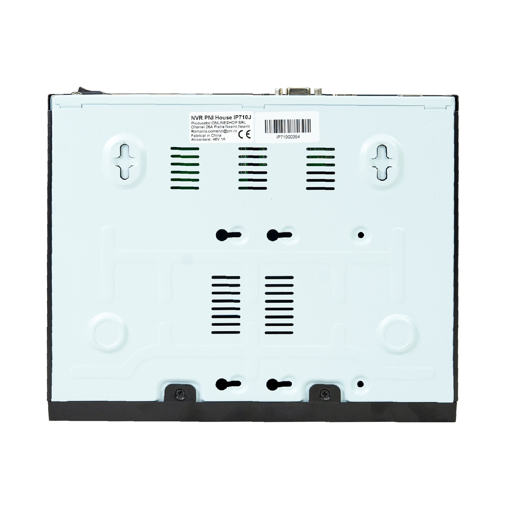 NVR POE PNI House IP710J, 10 canale 4K 8MP, 4 canale POE si 6 canale IP, negru
