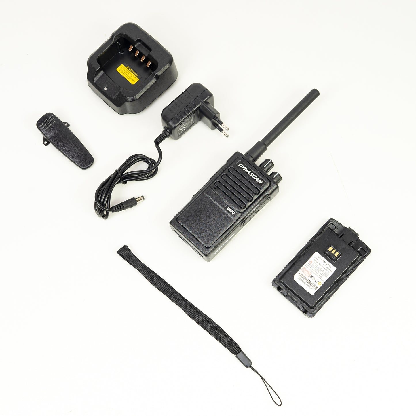 Statie radio portabila DMR UHF Dynascan D12U, 400-470 MHz, 32 canale