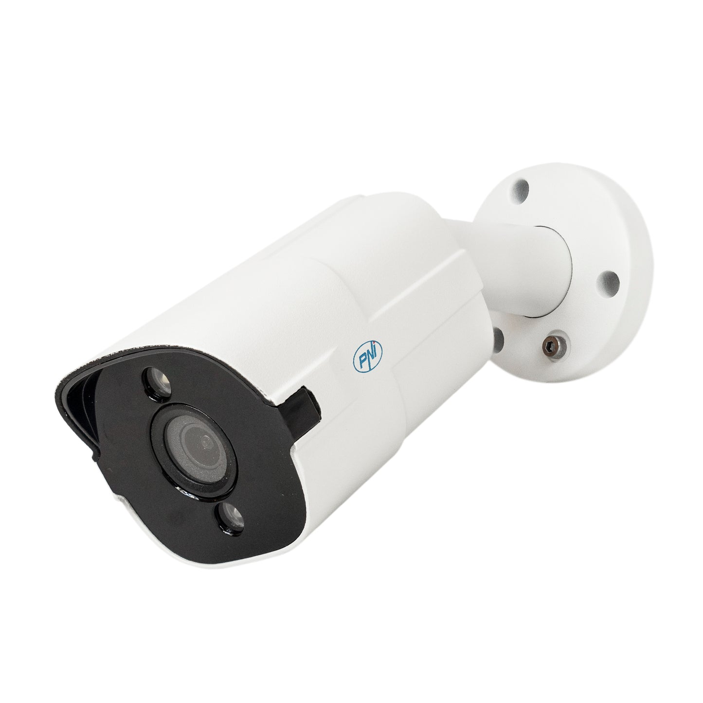 Camera supraveghere video PNI IP818J, POE, bullet 8MP, black light, lentila 2.8mm, pentru exterior, alb