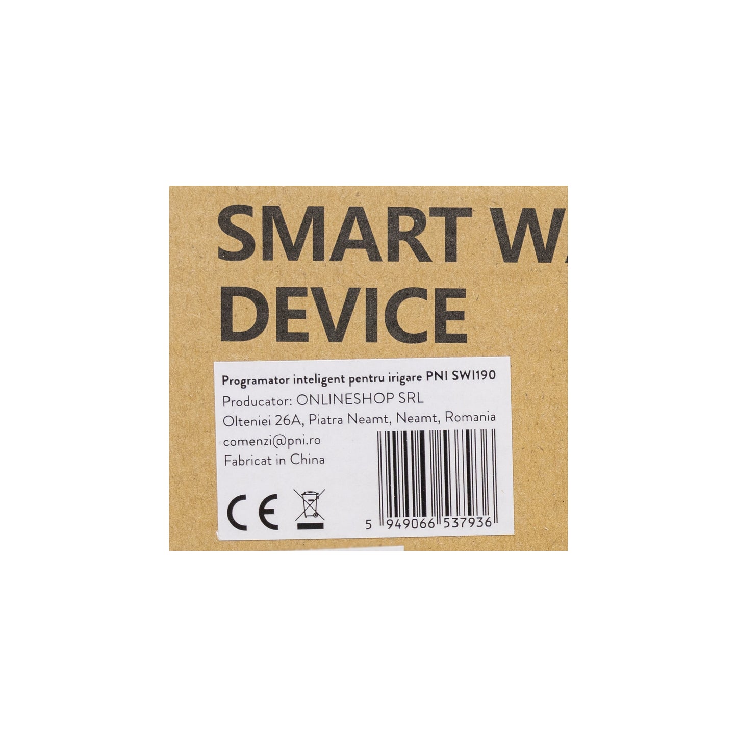 Programator inteligent pentru irigare PNI SWI190, Wi-Fi cu panou solar 3.3W, 8 zone, control prin aplicatie Tuya