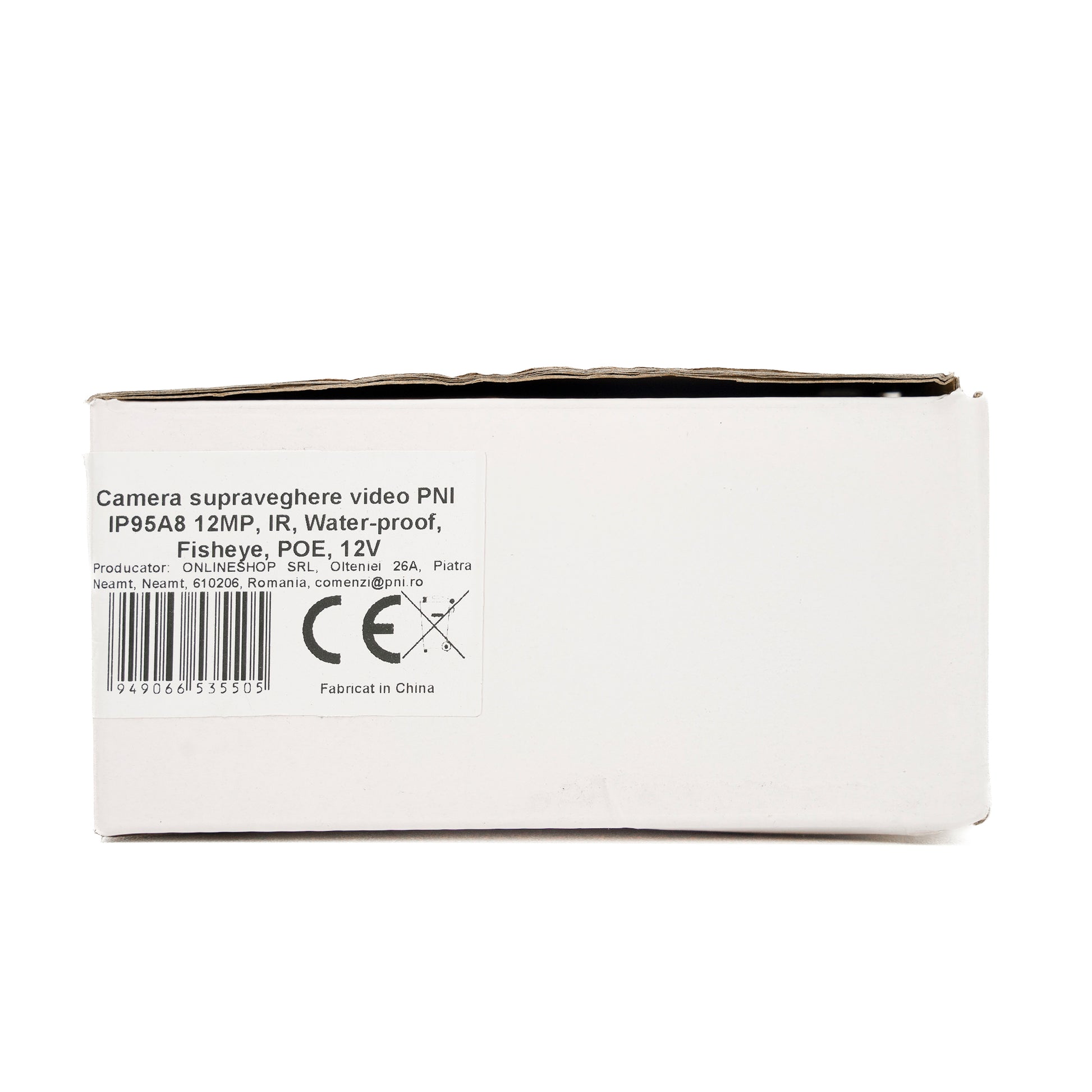 Camera supraveghere video PNI IP95A8 12MP, IR, Fisheye, Panoramic, POE, 12V, IP67, ONVIF