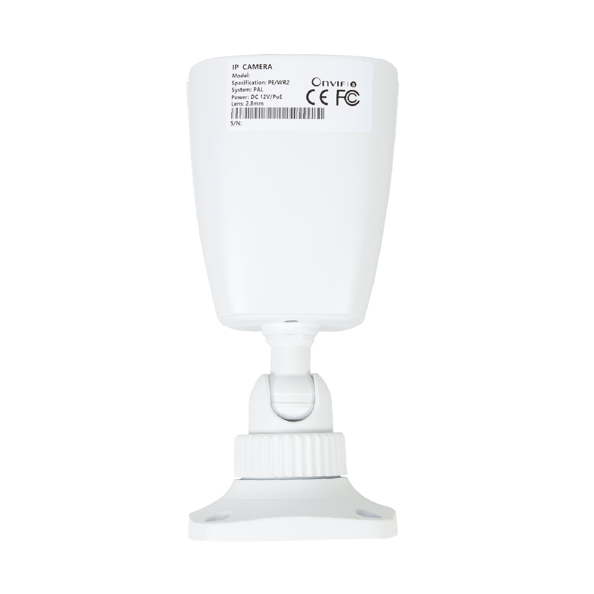 Camera supraveghere video PNI IP9441C2, 4MP, 2.8mm, full-color, WDR, BLC, HLC, slot microSD, 12V, POE, IP67, alb