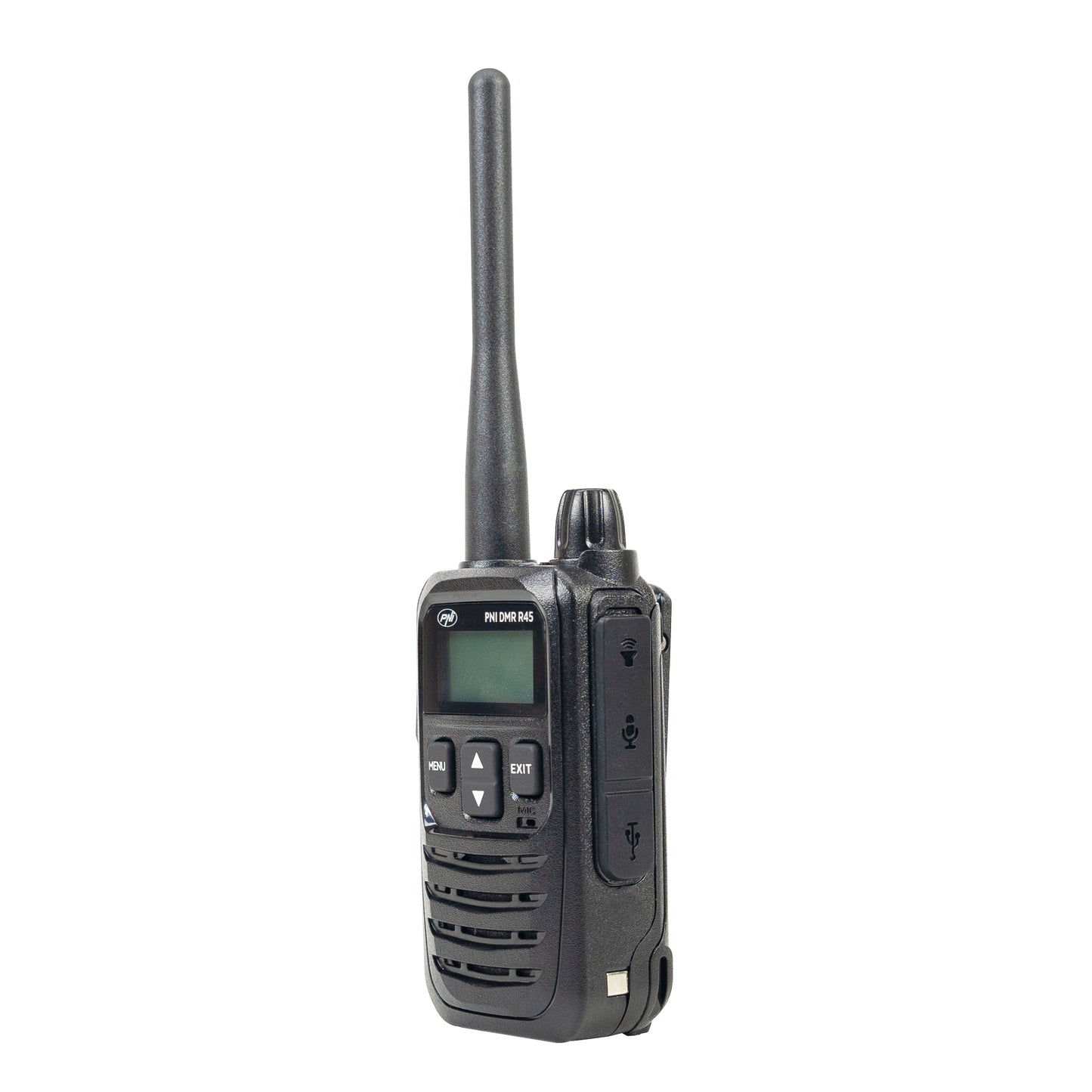 Statie radio portabila PNI DMR R45, digital si analogic, 446MHz, 16 canale digitale si 99 canale analogice, functie inregistrare voce, baterie Li-Ion 2000mAh